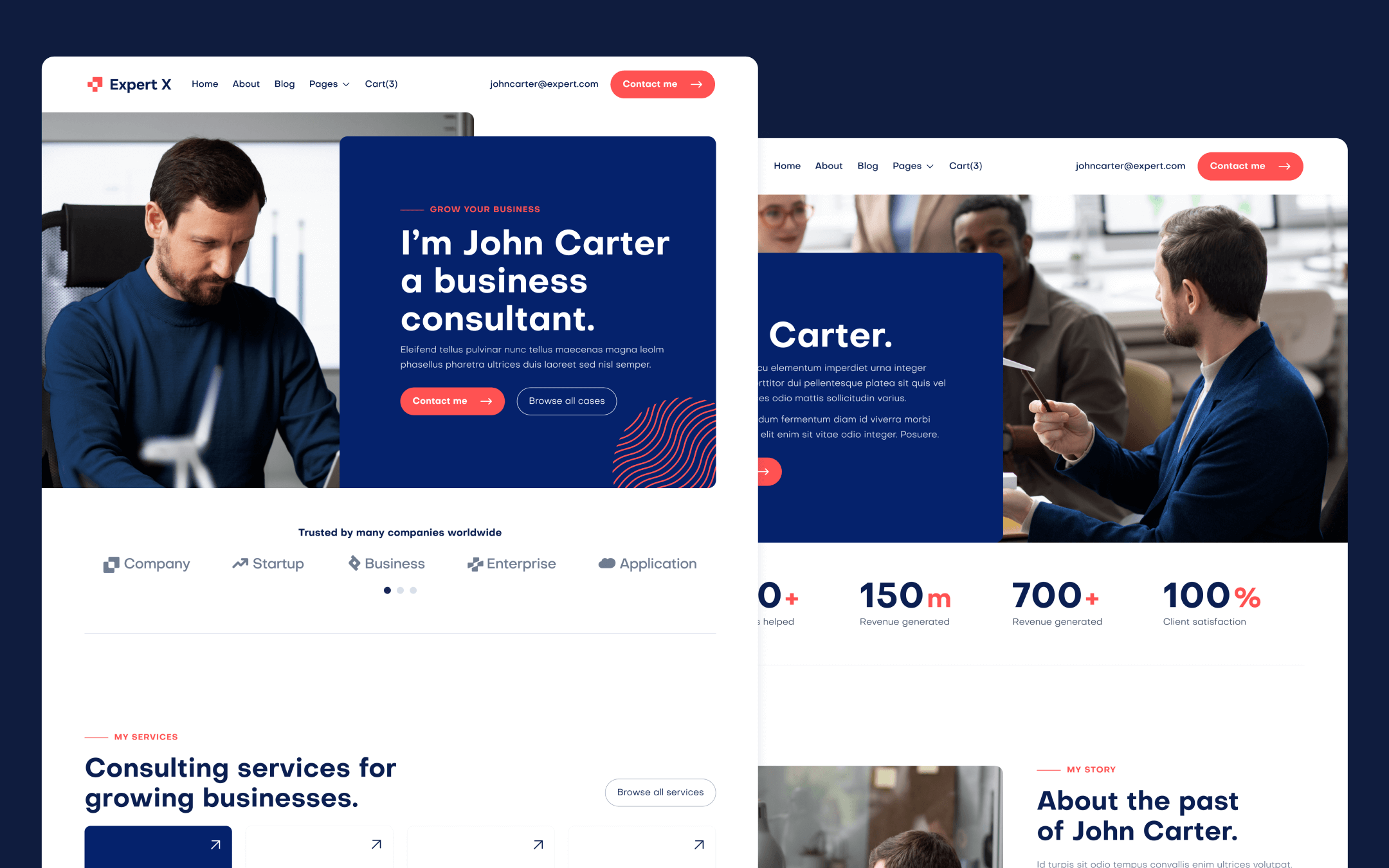 Expert X Template para Webflow
