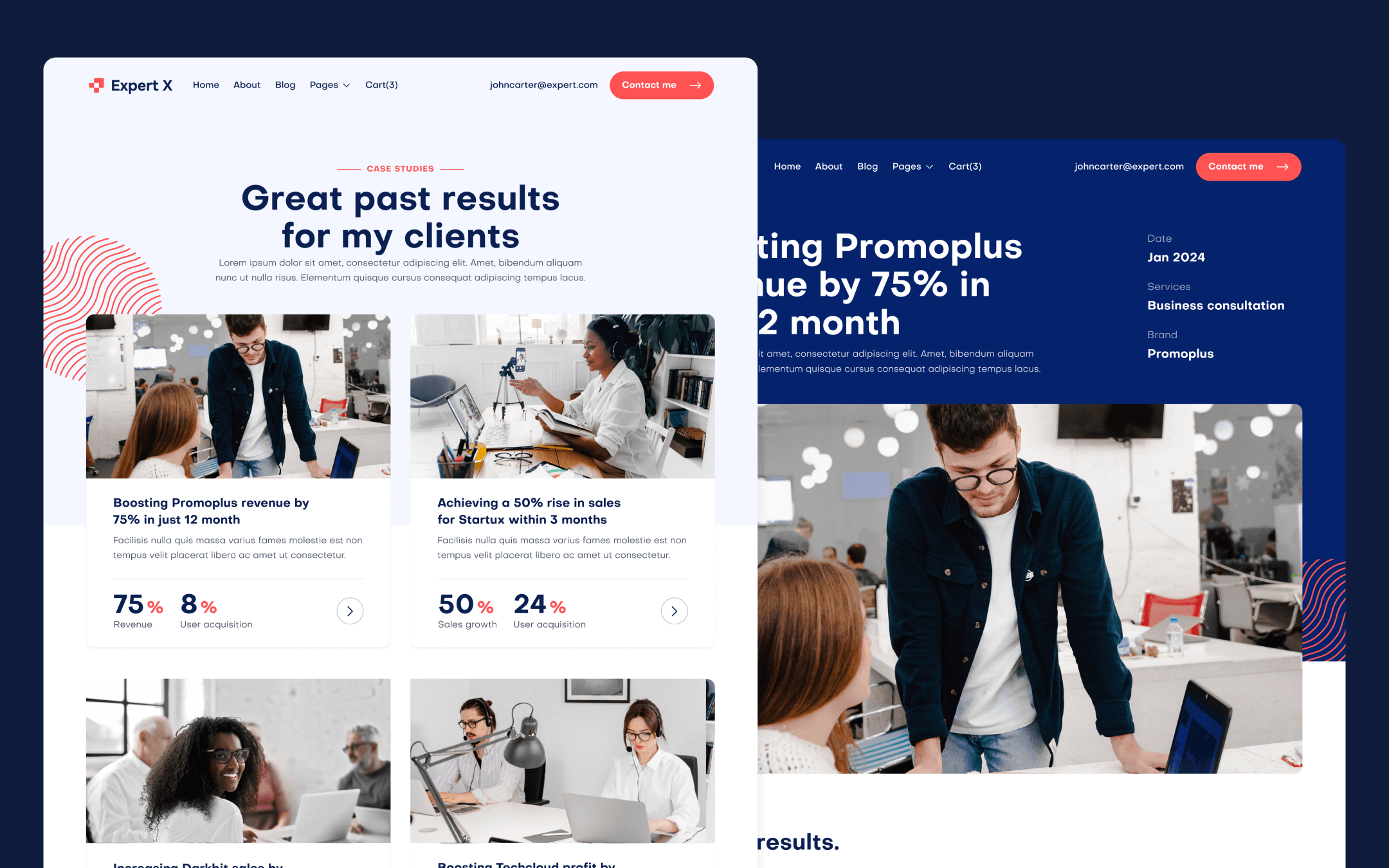 Expert X Template para Webflow