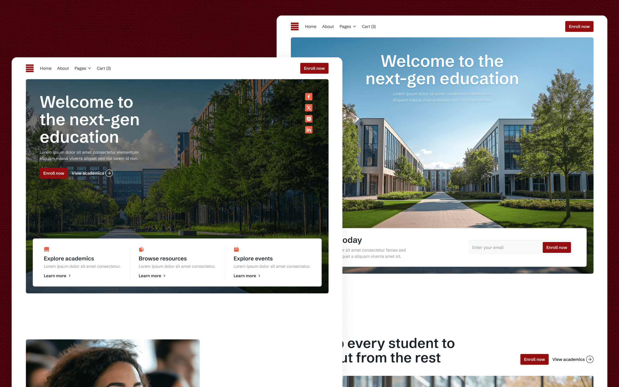 Eduhub Template para Webflow