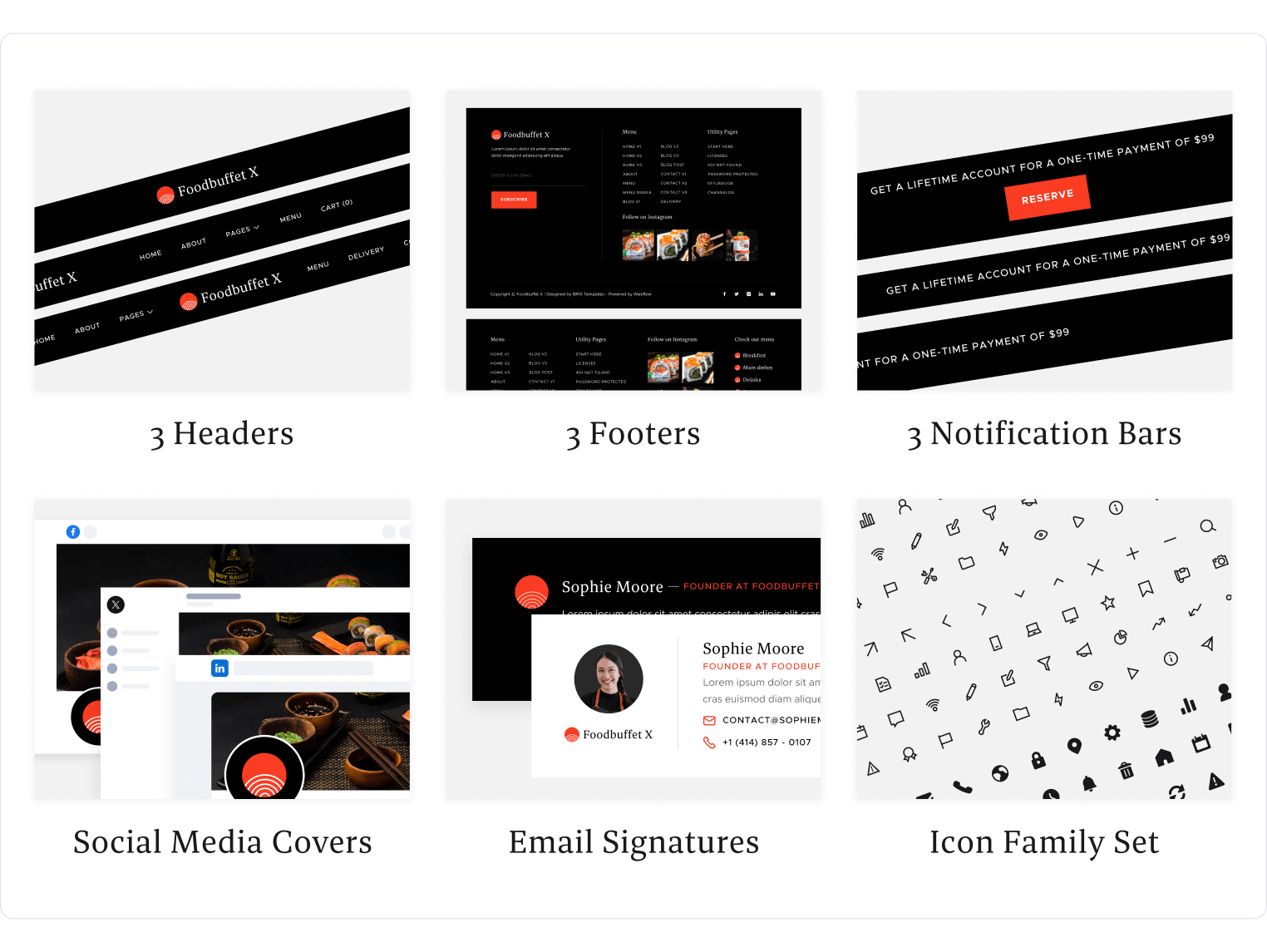 Foodbuffet X - Restaurant Webflow Template Benefits