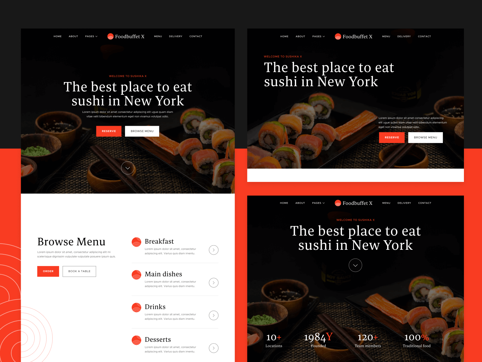 Plantilla para Webflow de Bistro