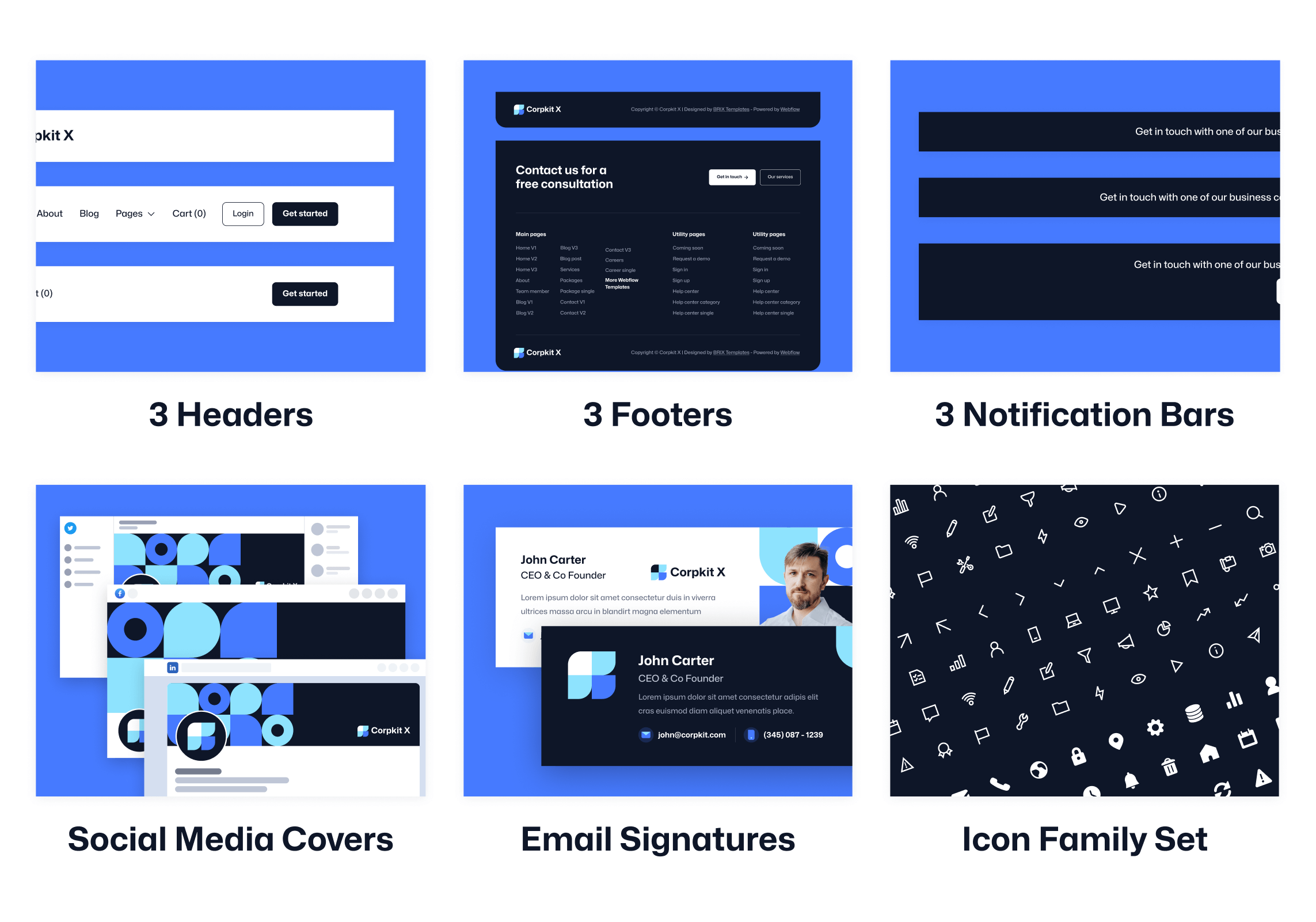 Corpkit X - Consulting Firm Webflow Template Benefits