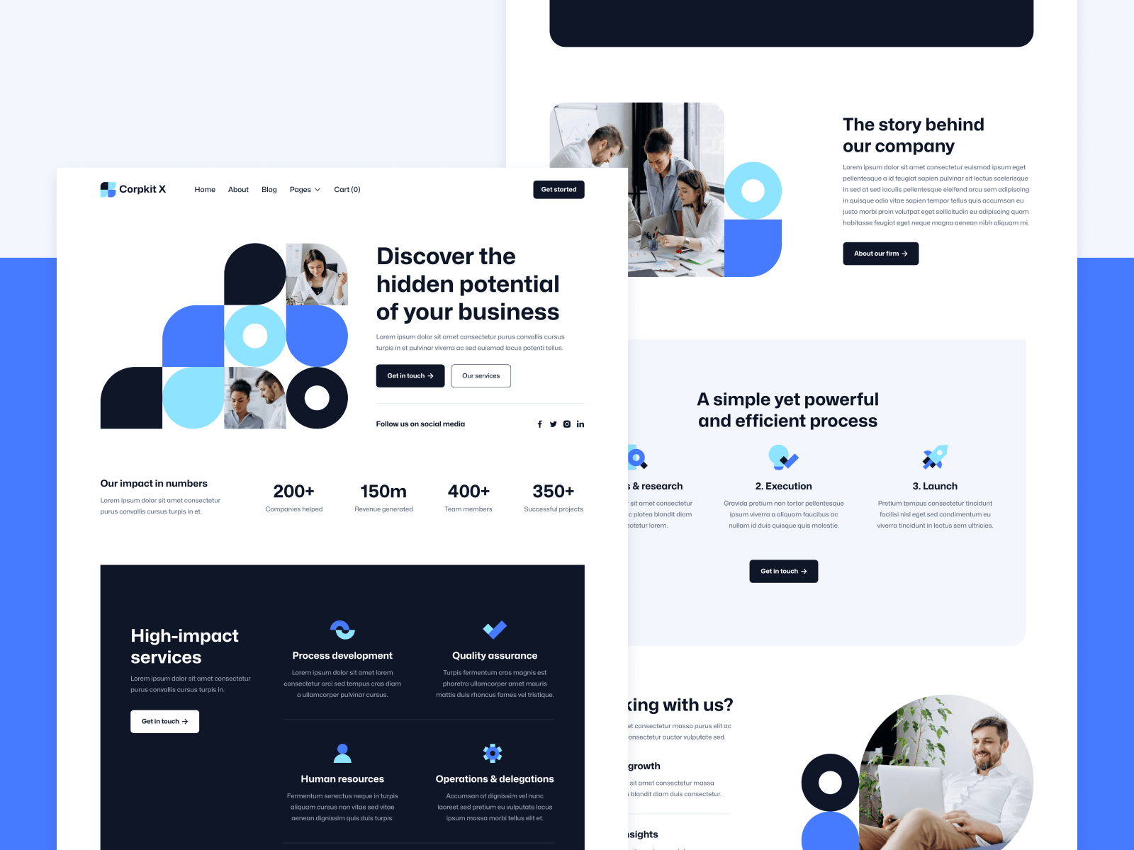 Template de Consultoría para Webflow