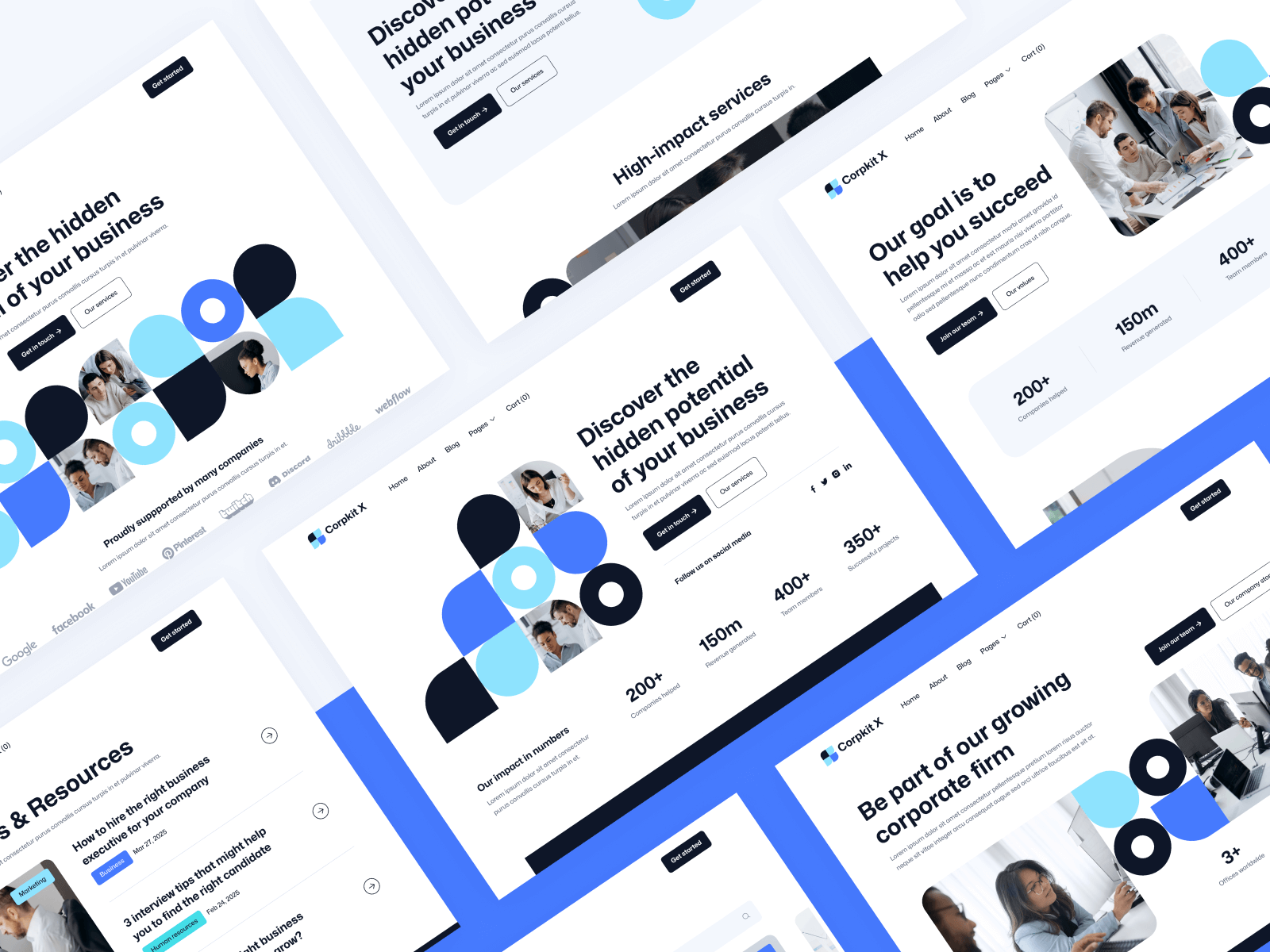 Plantilla para Webflow de Compañía de Consultoría