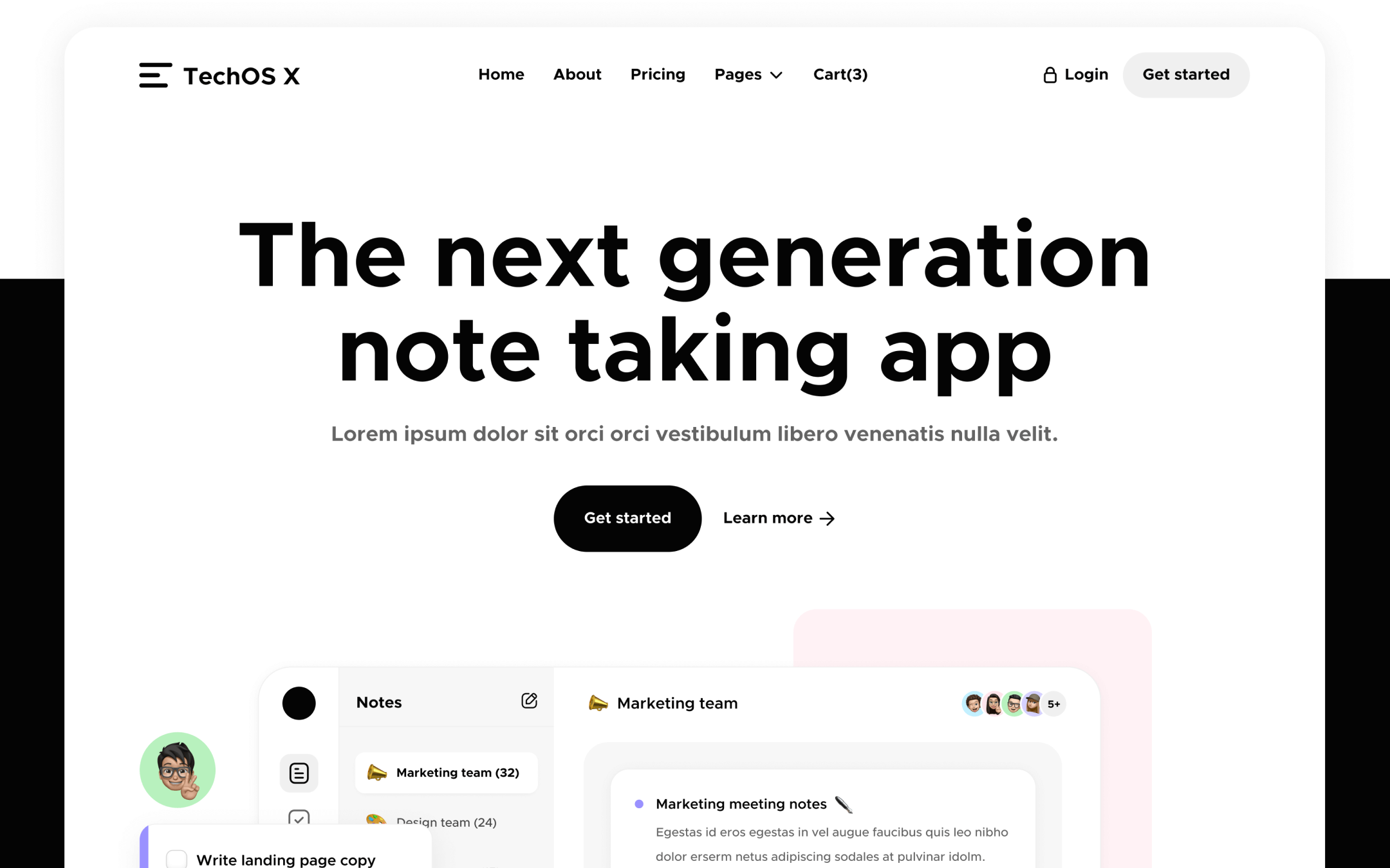 Plantilla de Compañía de Software para Webflow