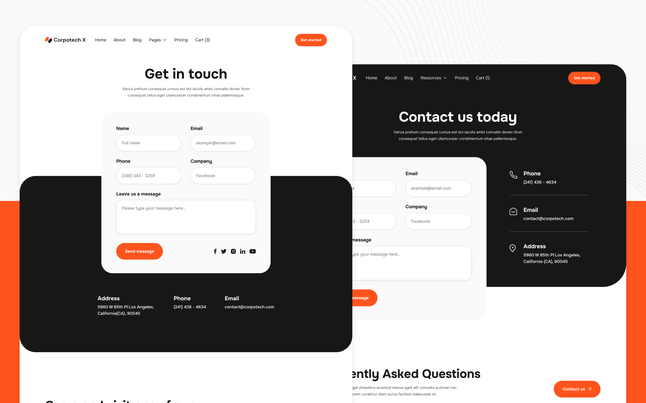 Corpotech X Template para Webflow