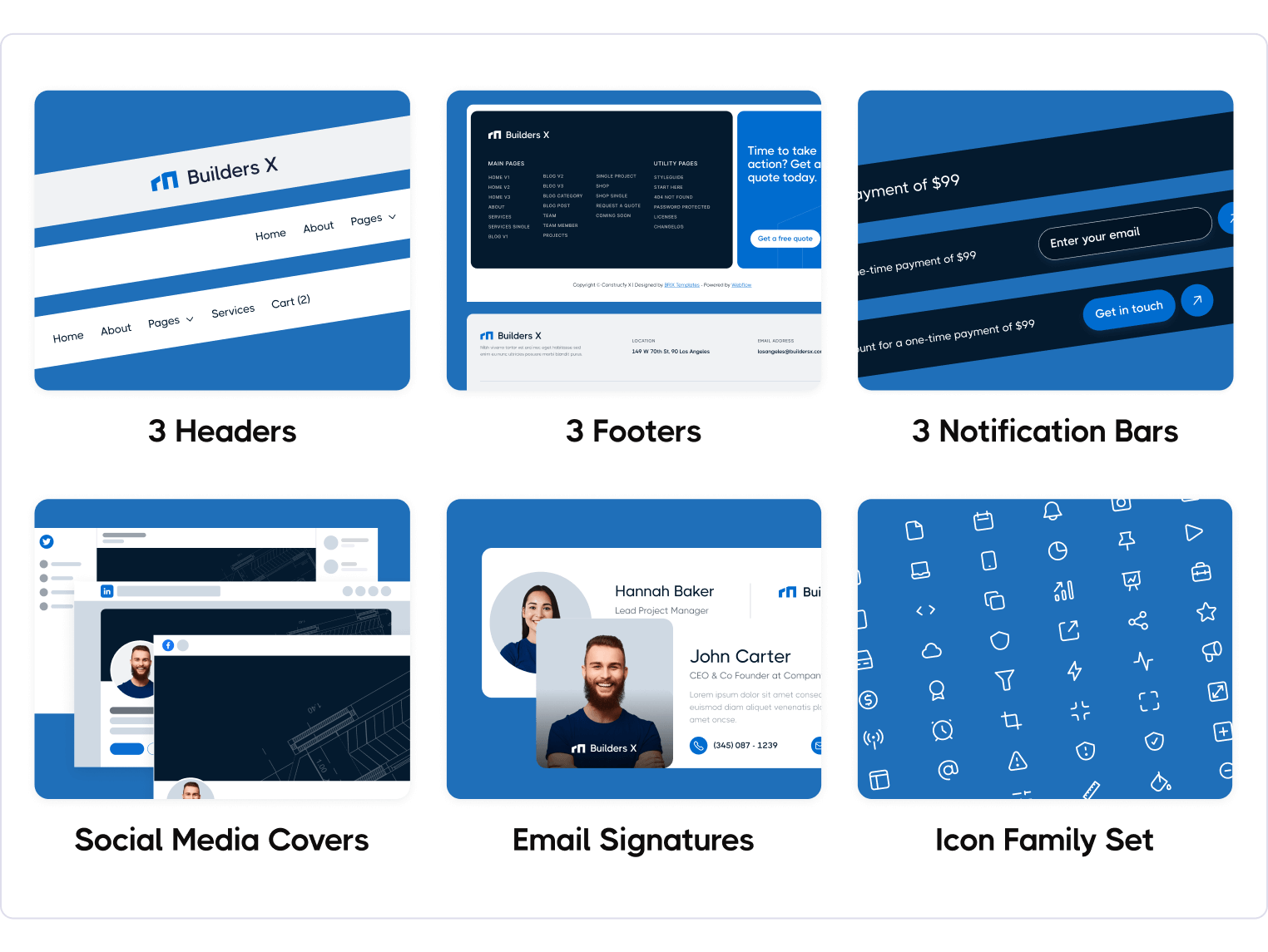 Builders X - Industrial Construction Webflow Template Benefits