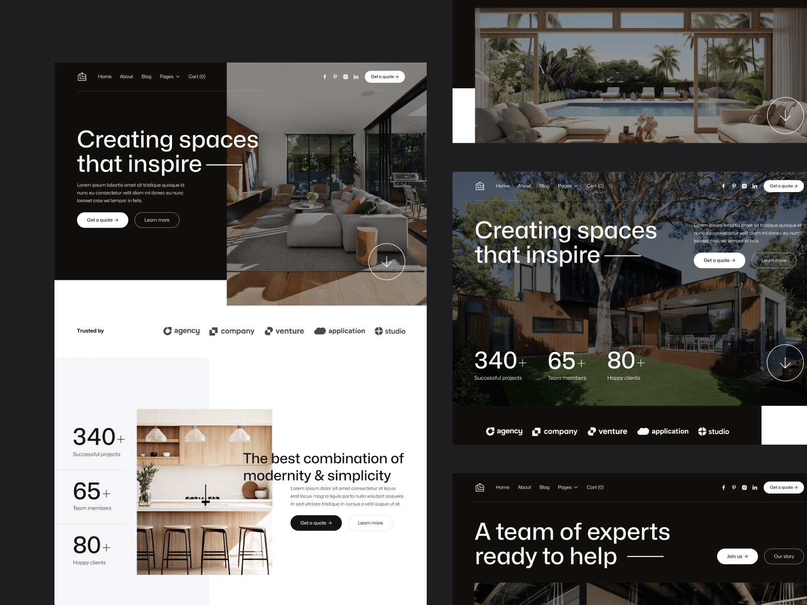 Plantilla para Webflow de Construcción