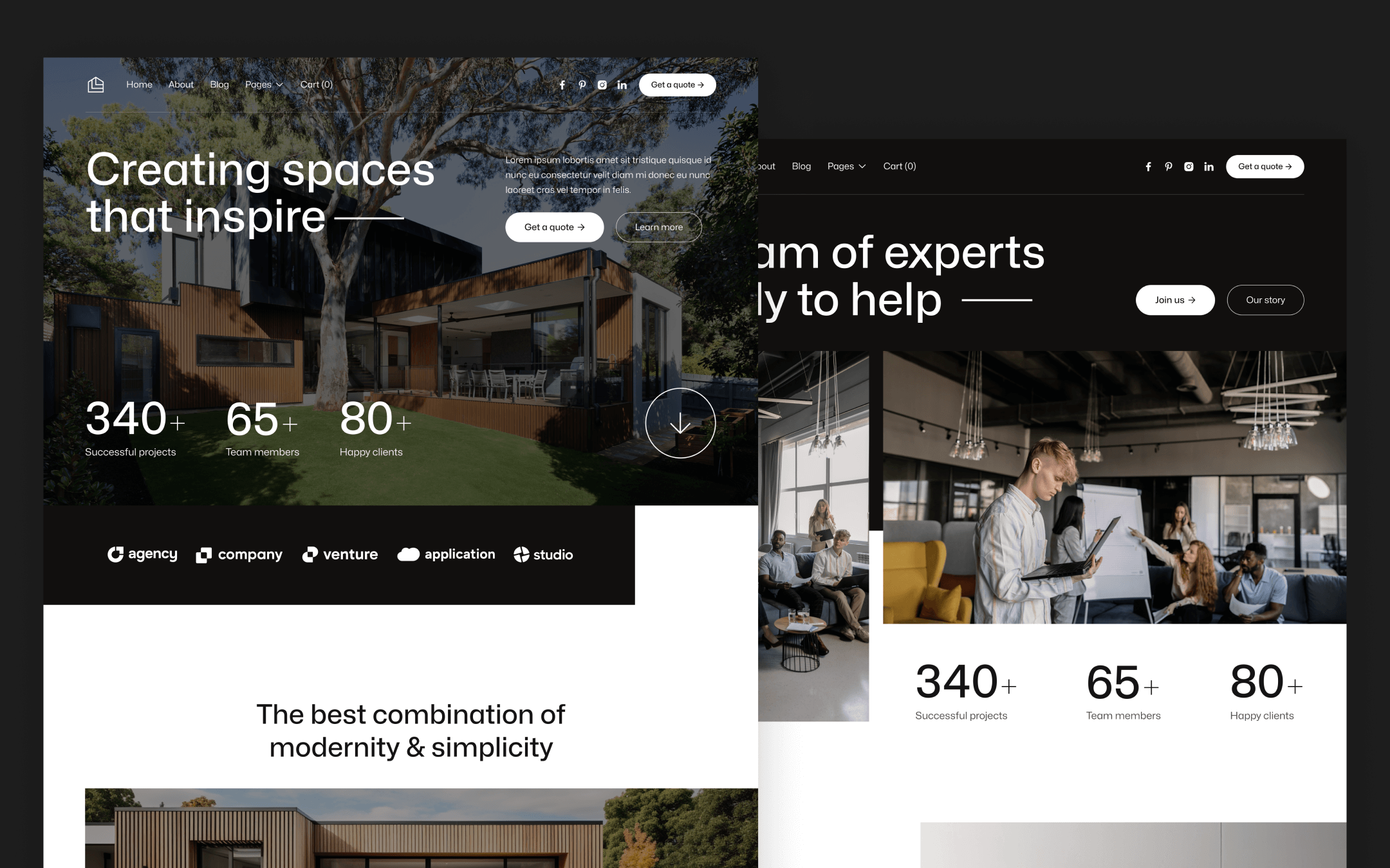 Construktion X Template para Webflow