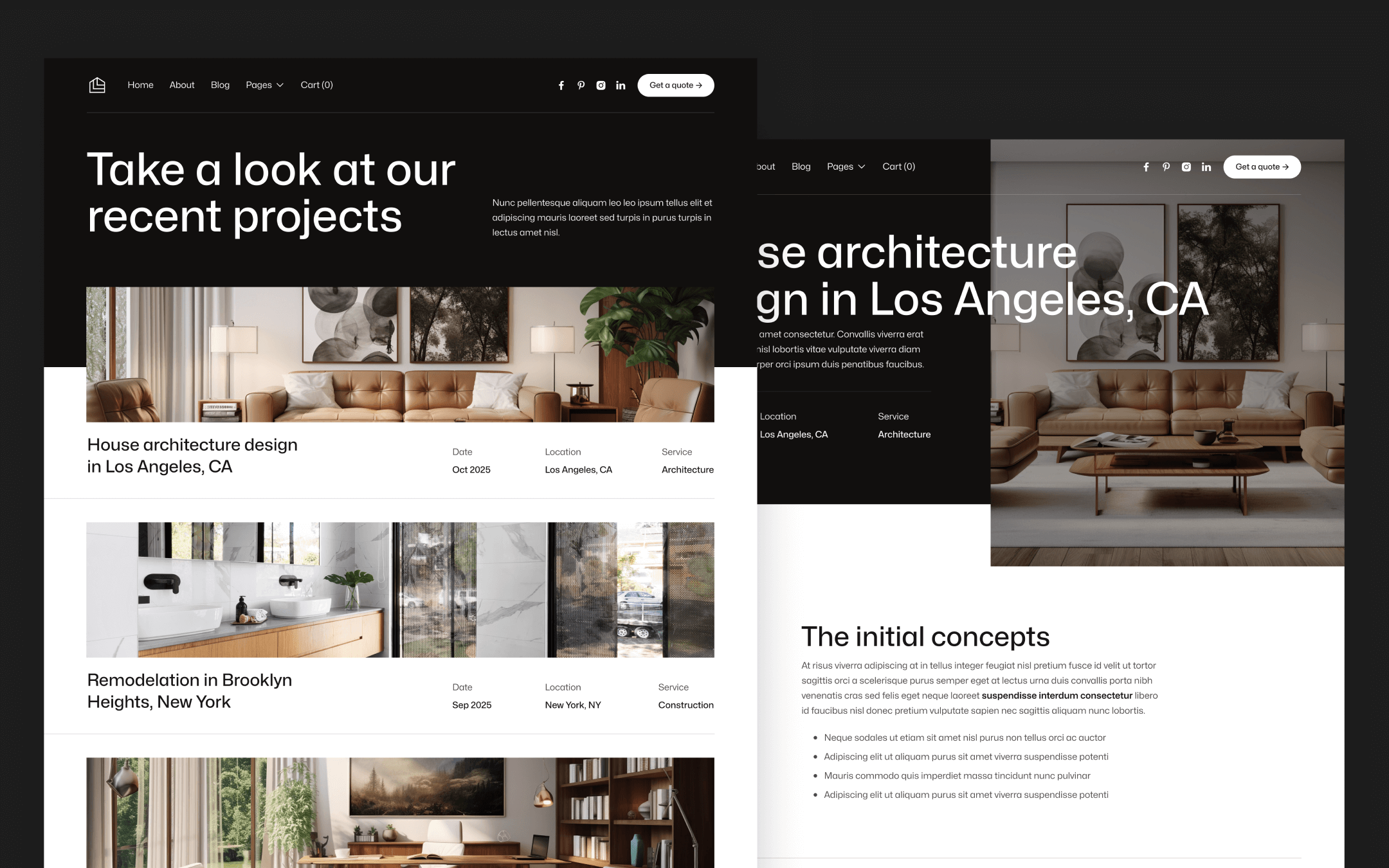 Construktion X Template para Webflow