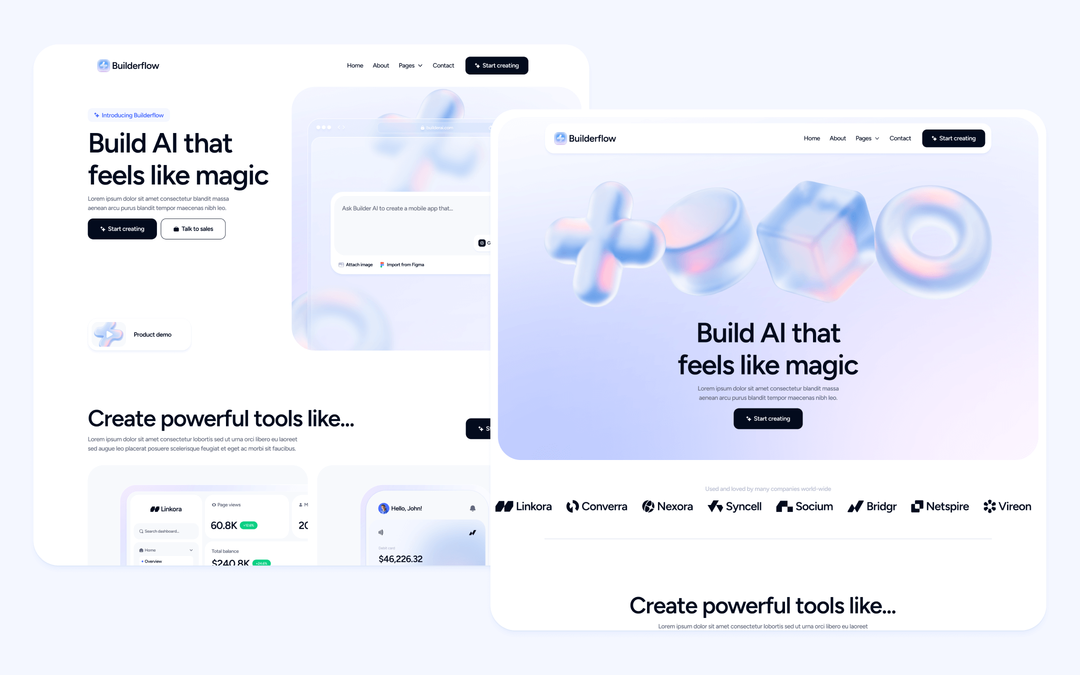 Builderflow Template para Webflow