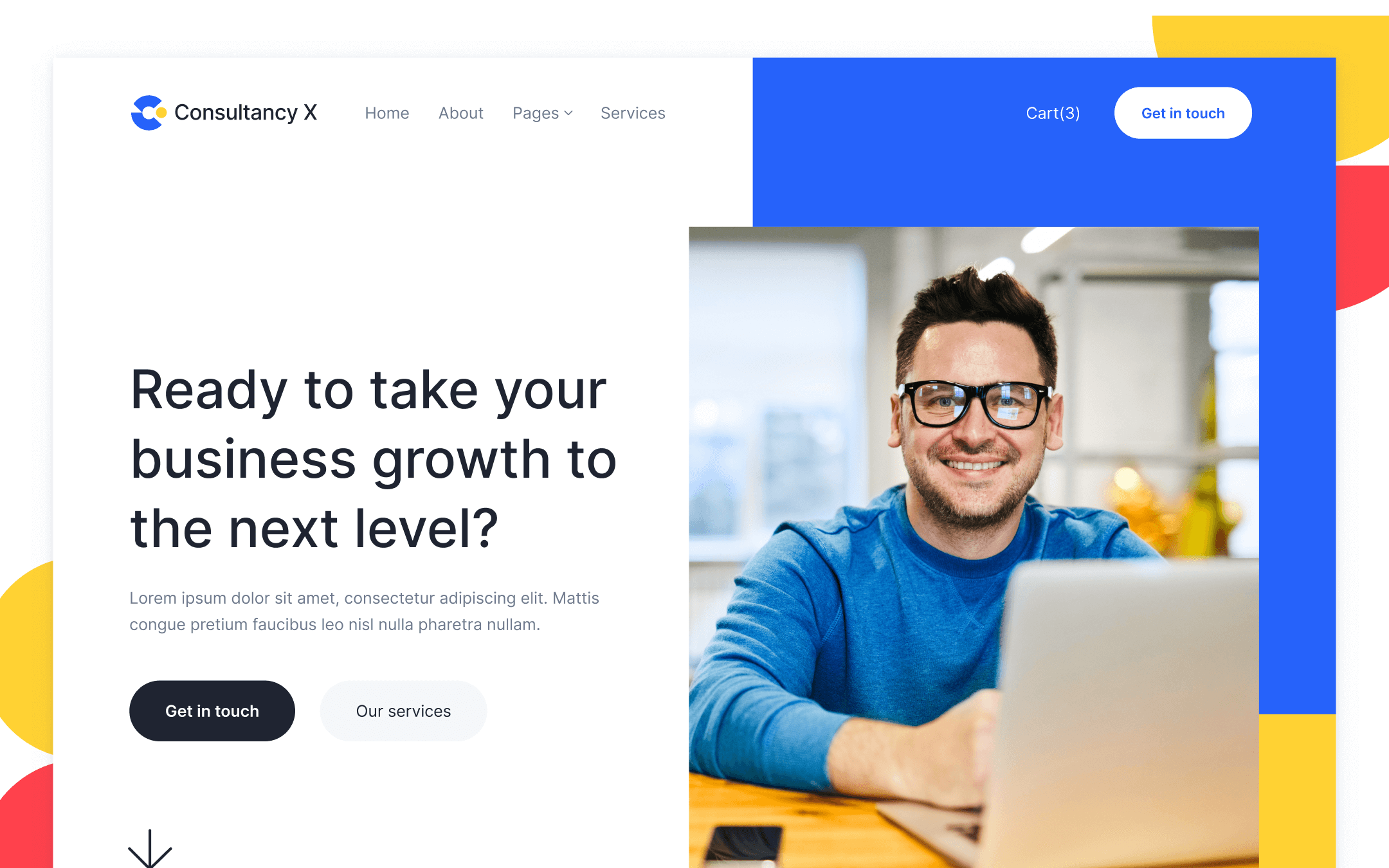 Plantilla de Consultor para Webflow