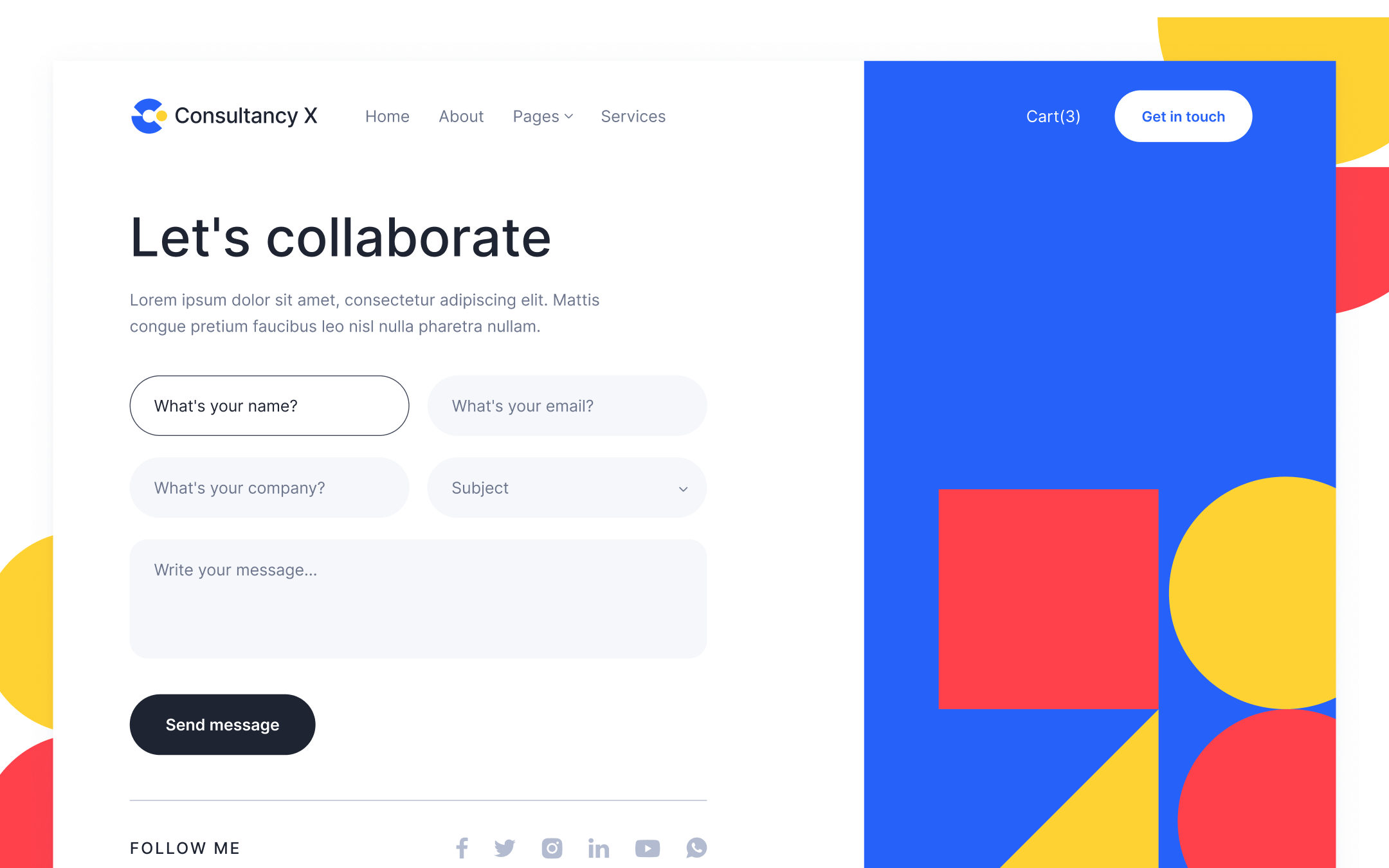 Consultancy X Template para Webflow