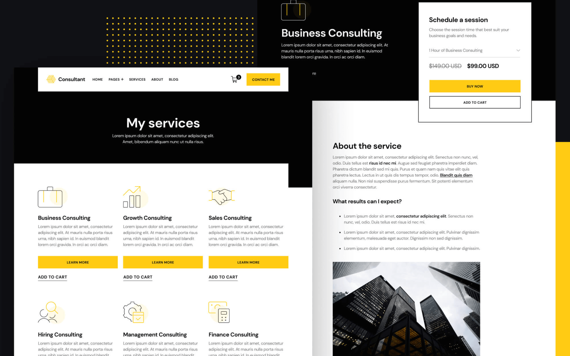 Consultant Template para Webflow