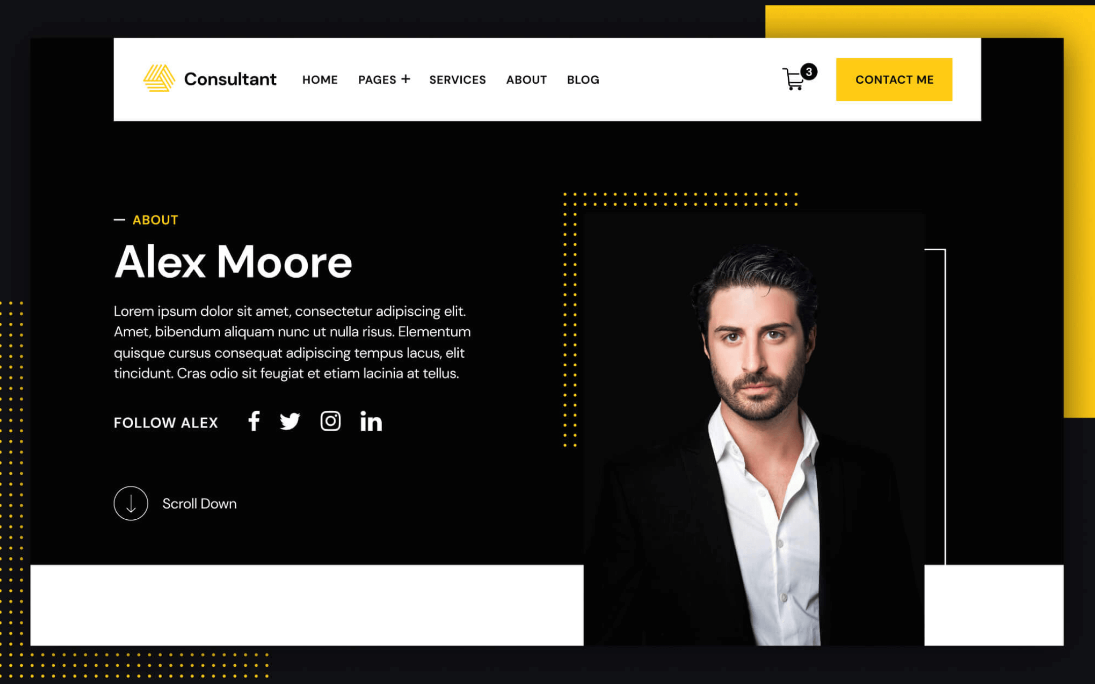 Consultant Template para Webflow