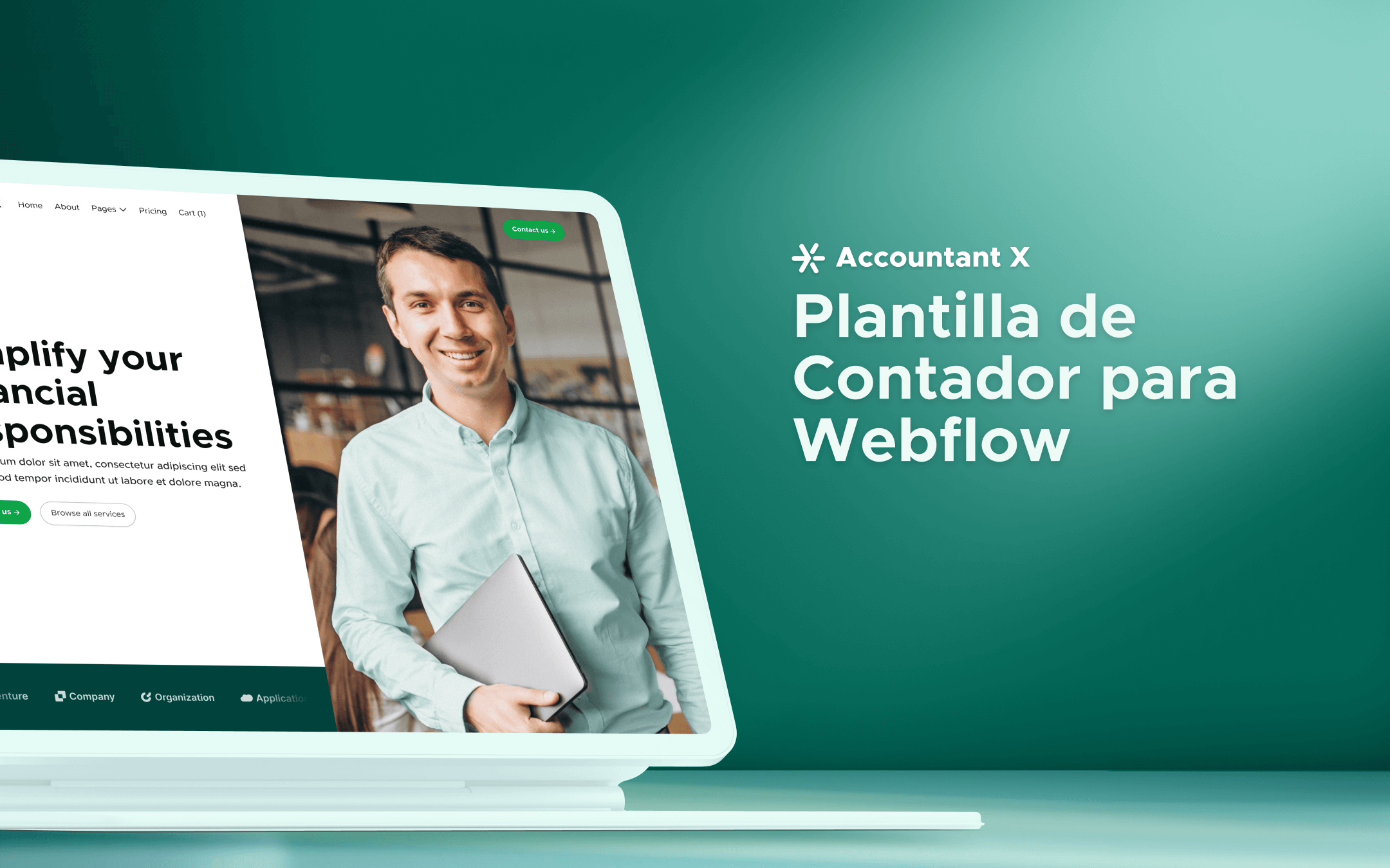Plantilla de Contador para Webflow