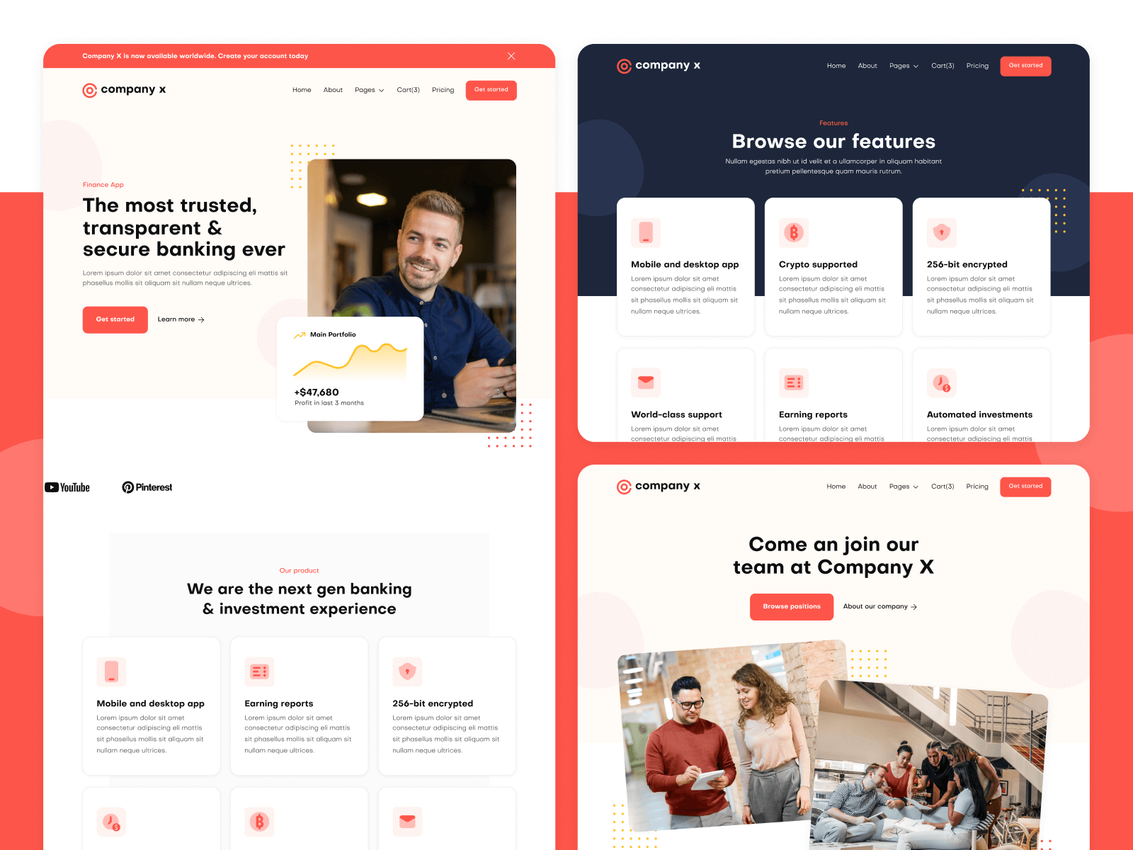 Plantilla de Negocios para Webflow