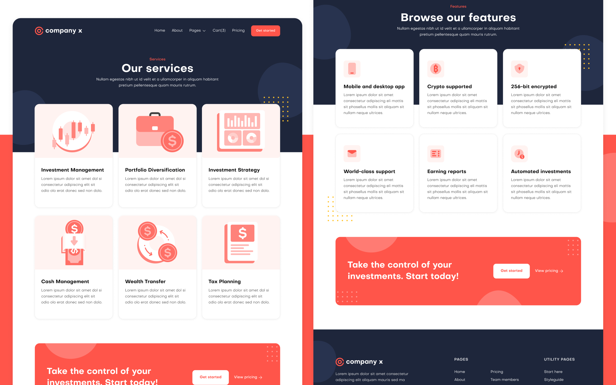 Company X Template para Webflow