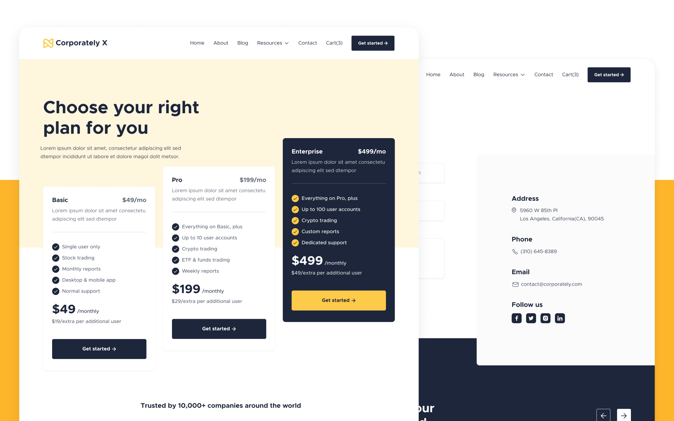 Corporately X Template para Webflow
