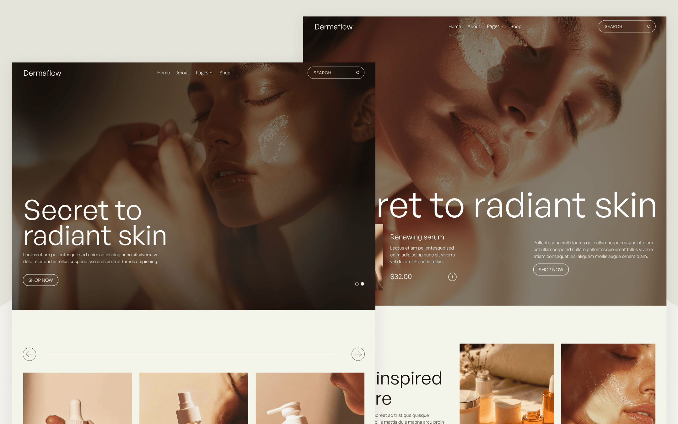 Dermaflow Template para Webflow