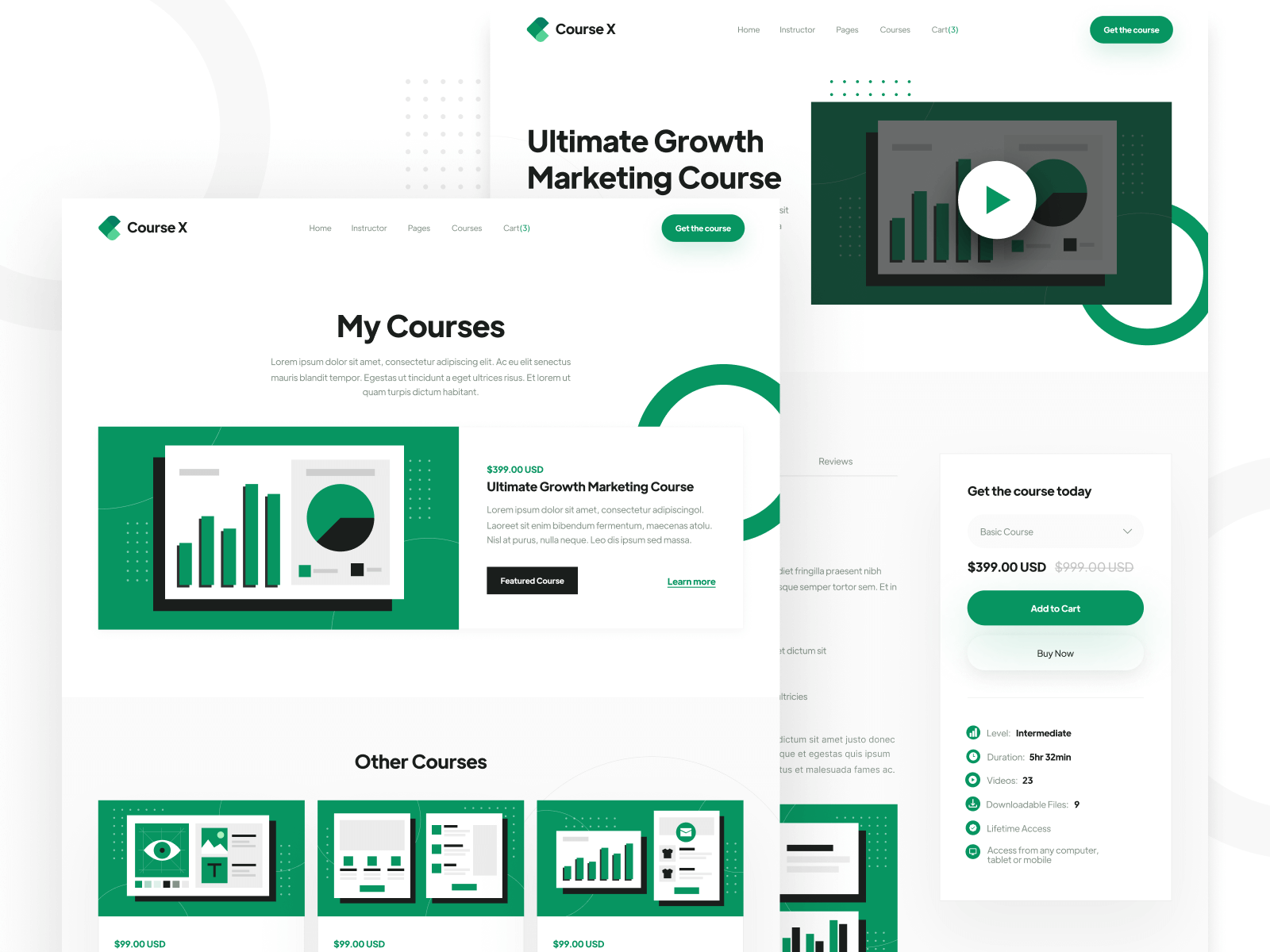 Plantilla para Webflow de Curso en Línea