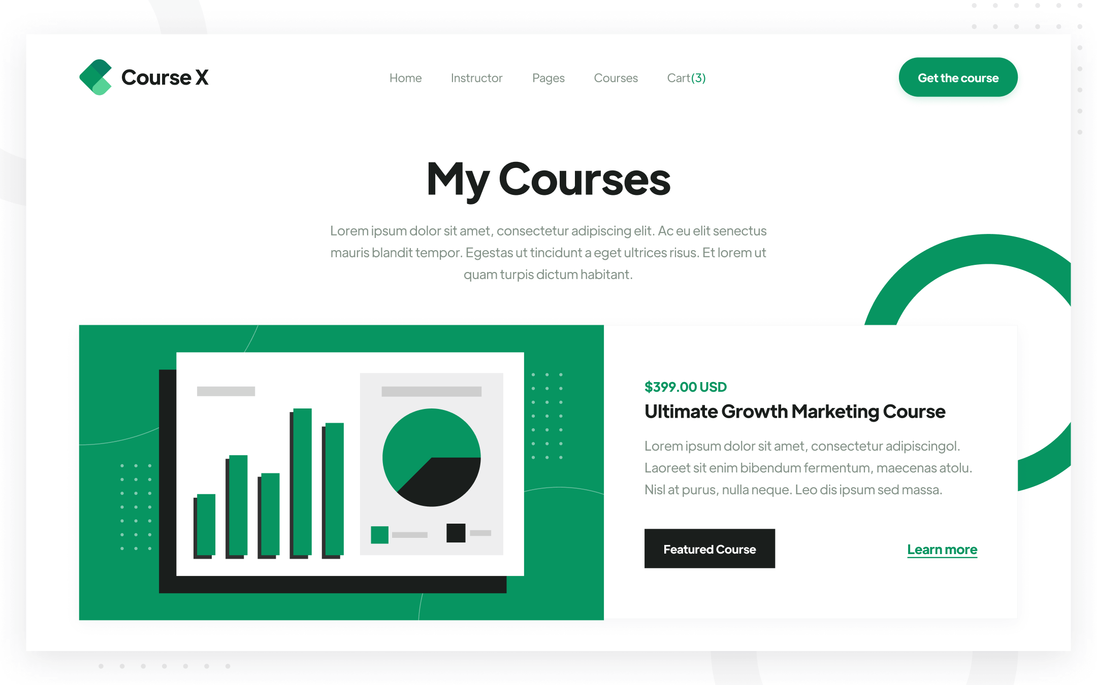 Course X Template para Webflow
