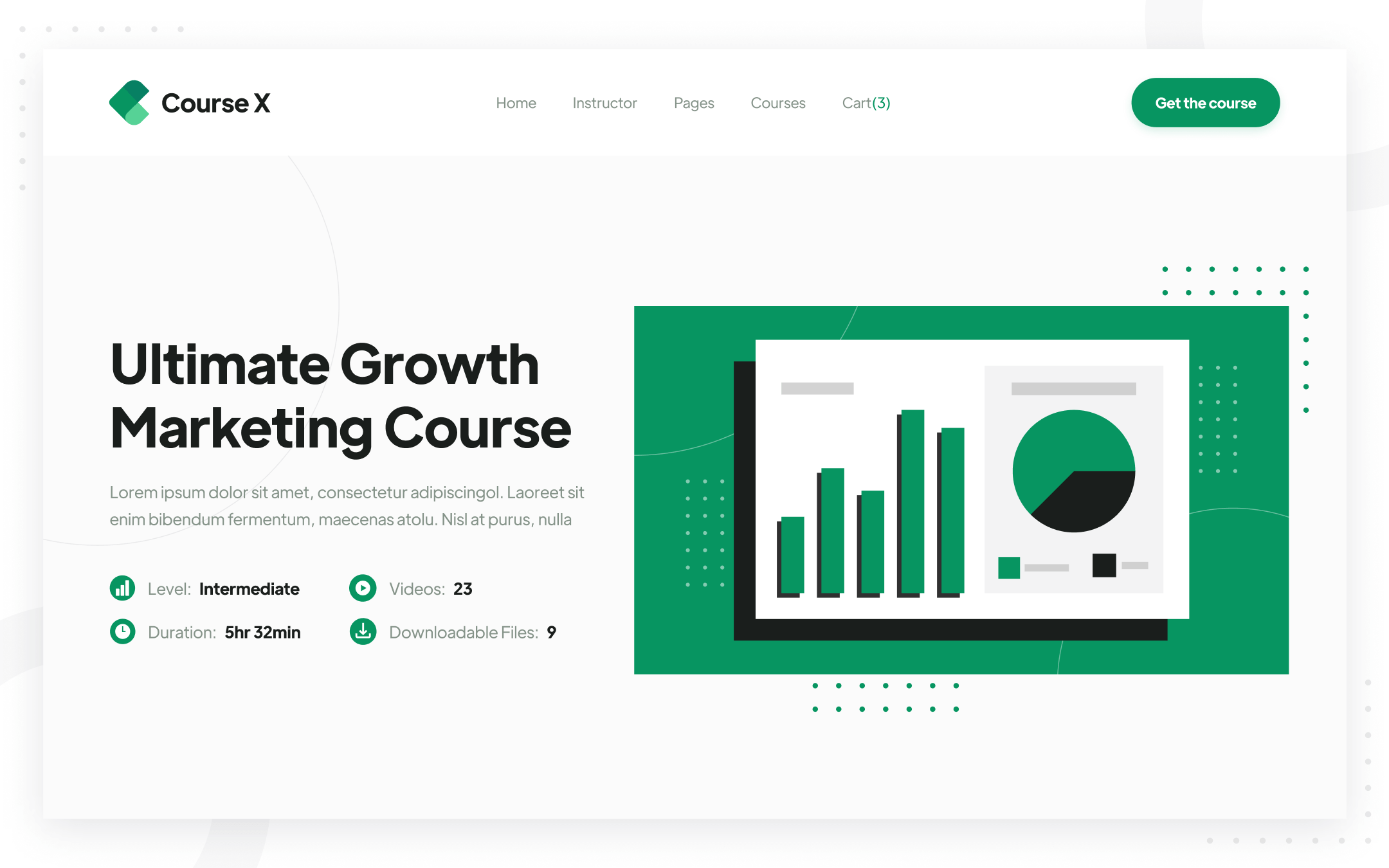 Course X Template para Webflow