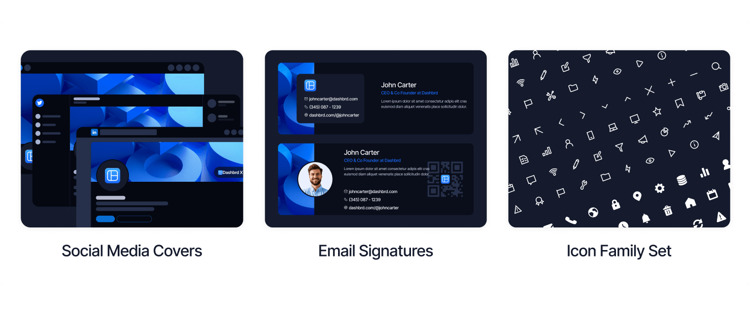 Dashbrd X - Dark Dashboard Webflow Template Benefits
