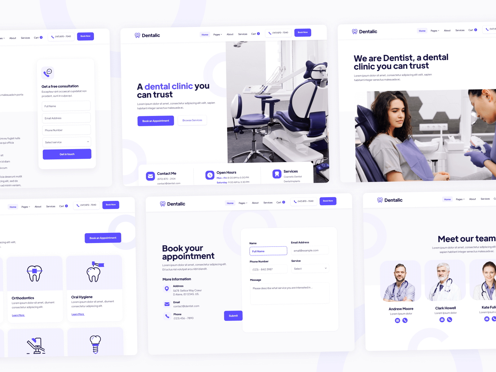 Template de Clínica Dental para Webflow