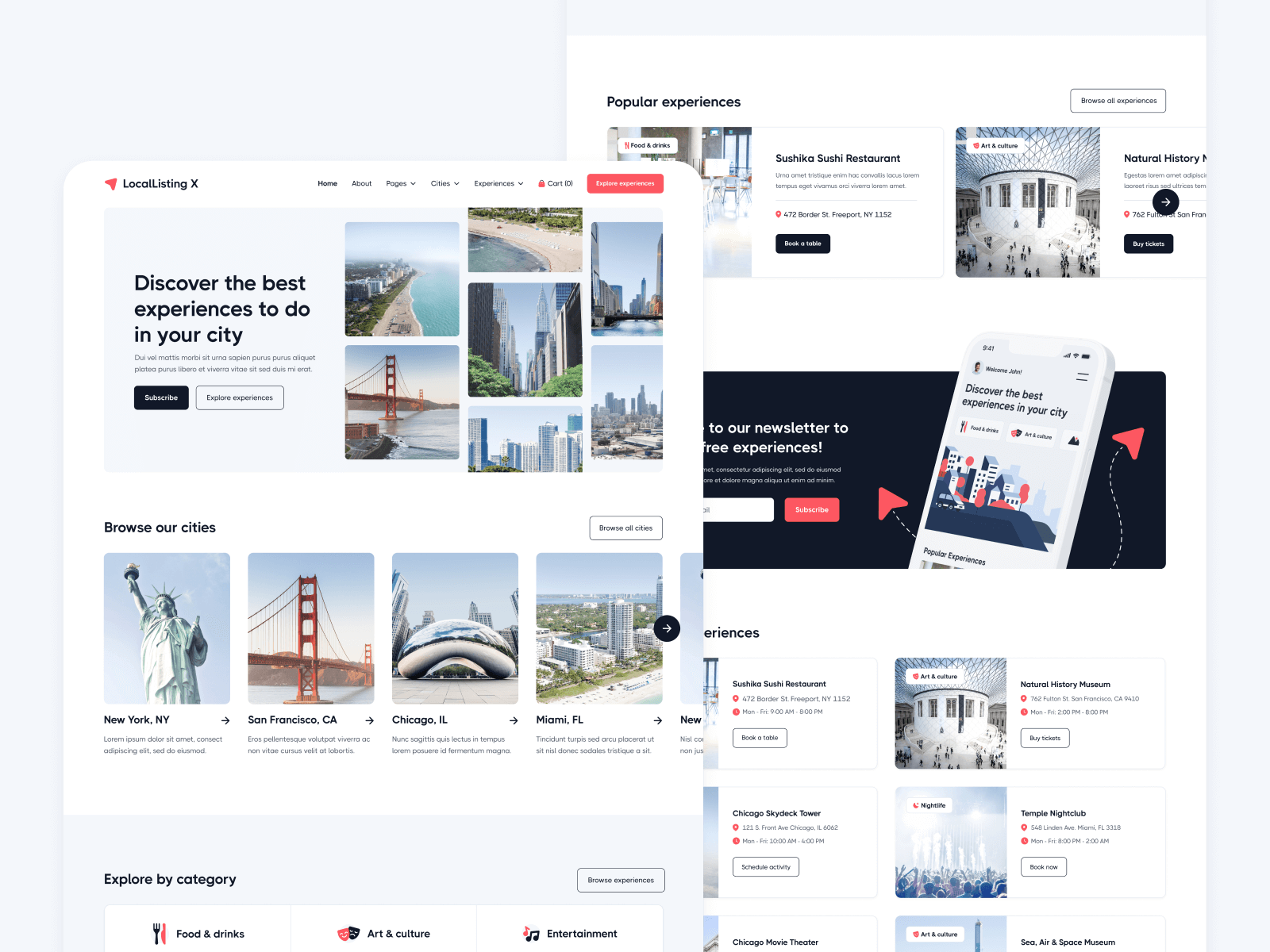 Plantilla de Directorio para Webflow