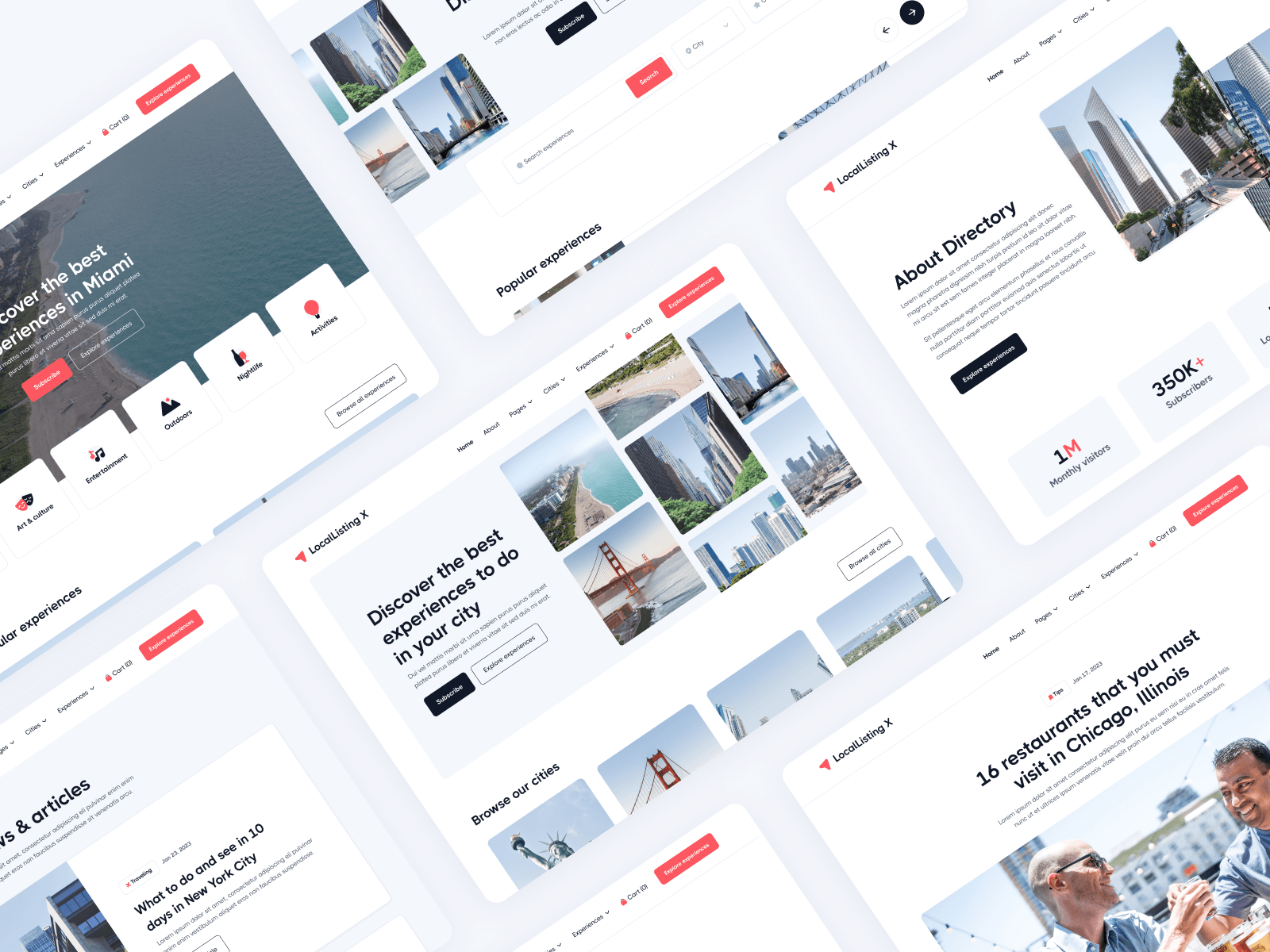 Plantilla para Webflow de Directorio