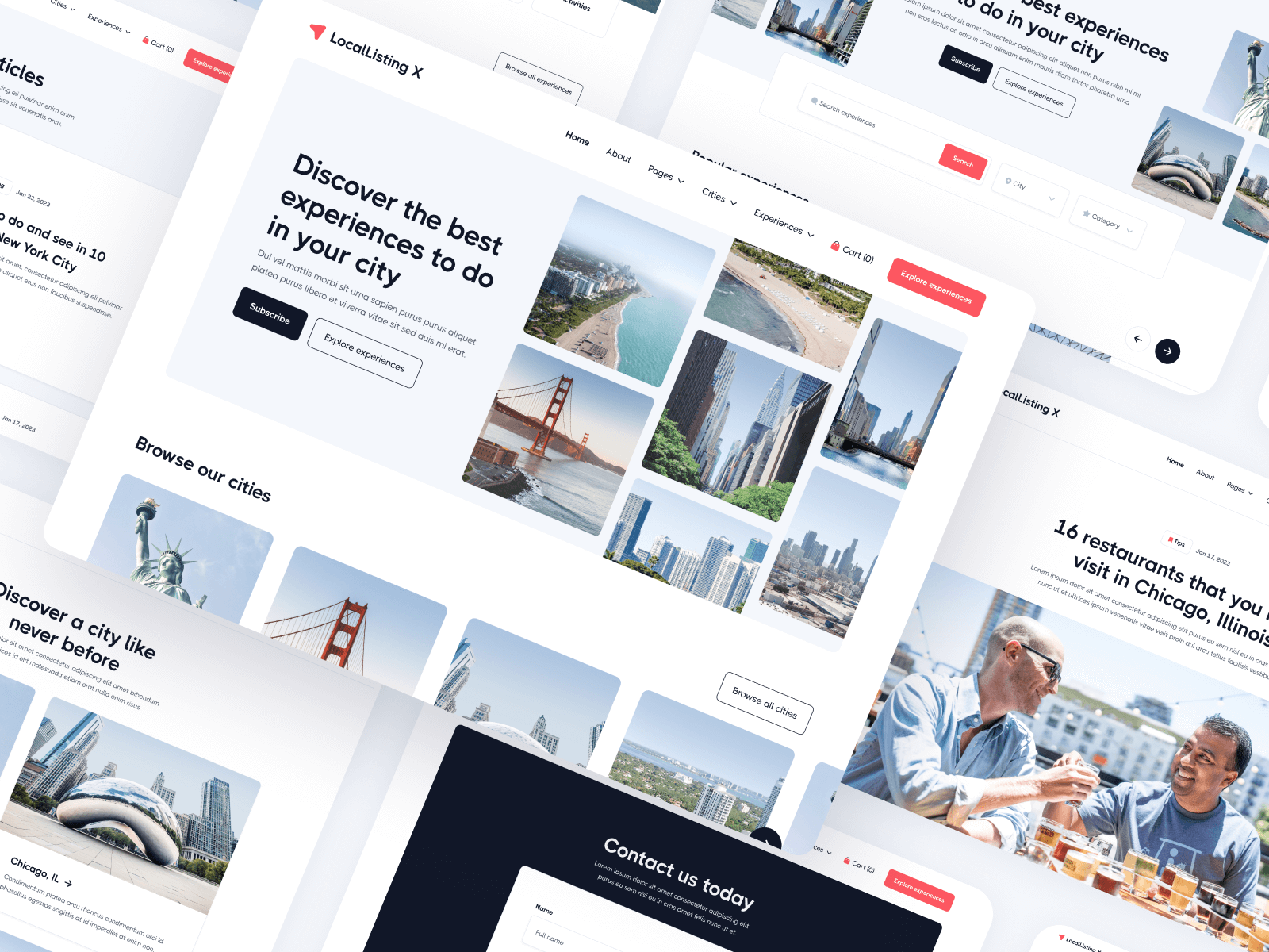 Plantilla de Directorio Online para Webflow