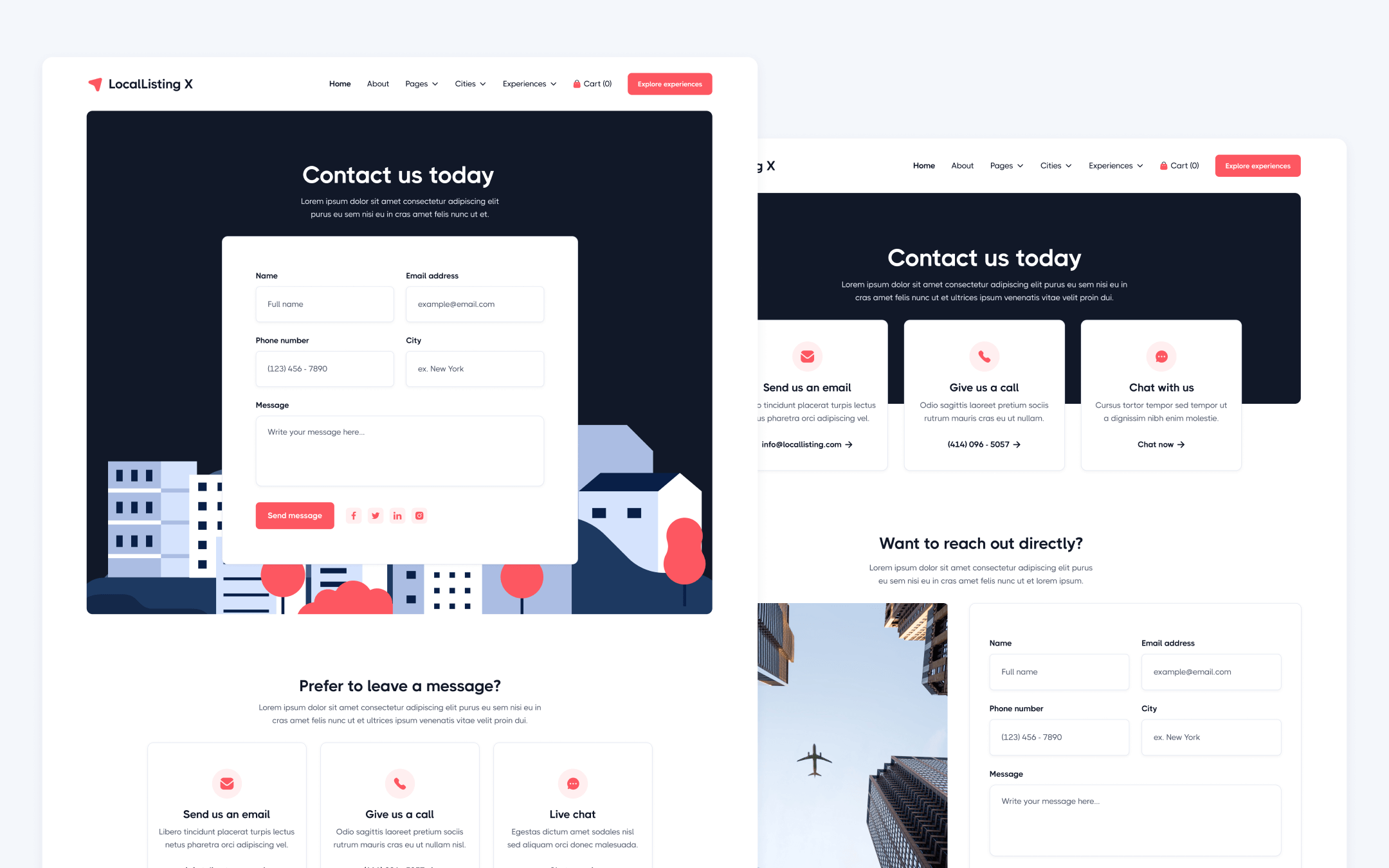 LocalListing X Template para Webflow