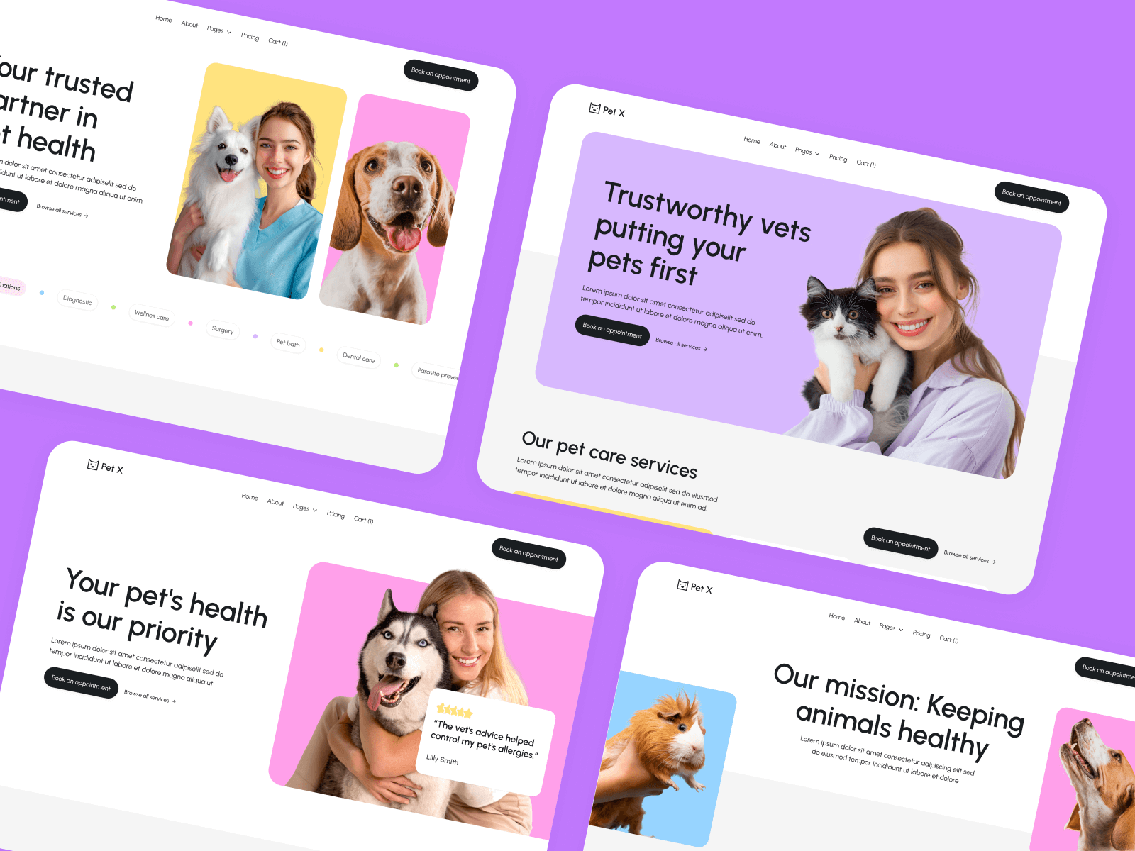 Plantilla para Webflow de Doctor de Animales