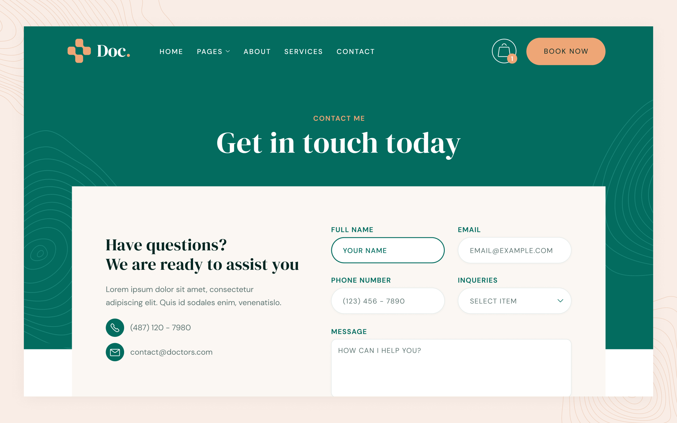 Doc Template para Webflow