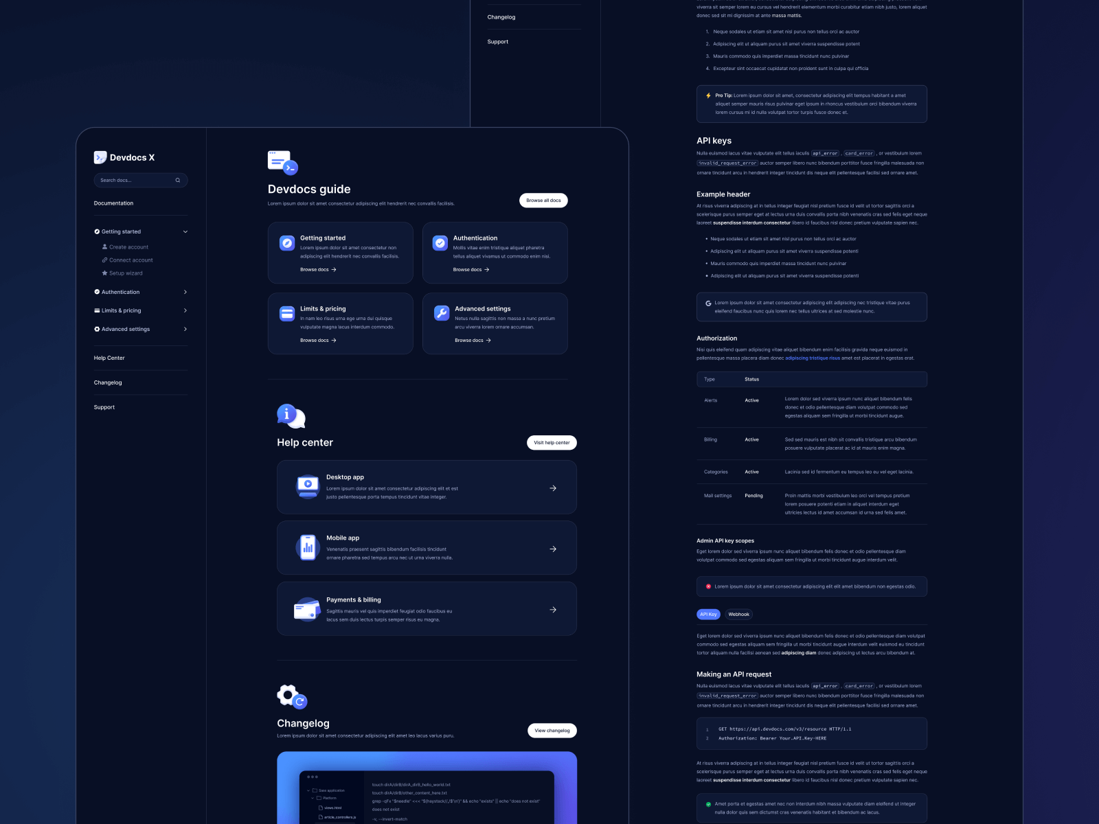 Plantilla de Documentación para Webflow