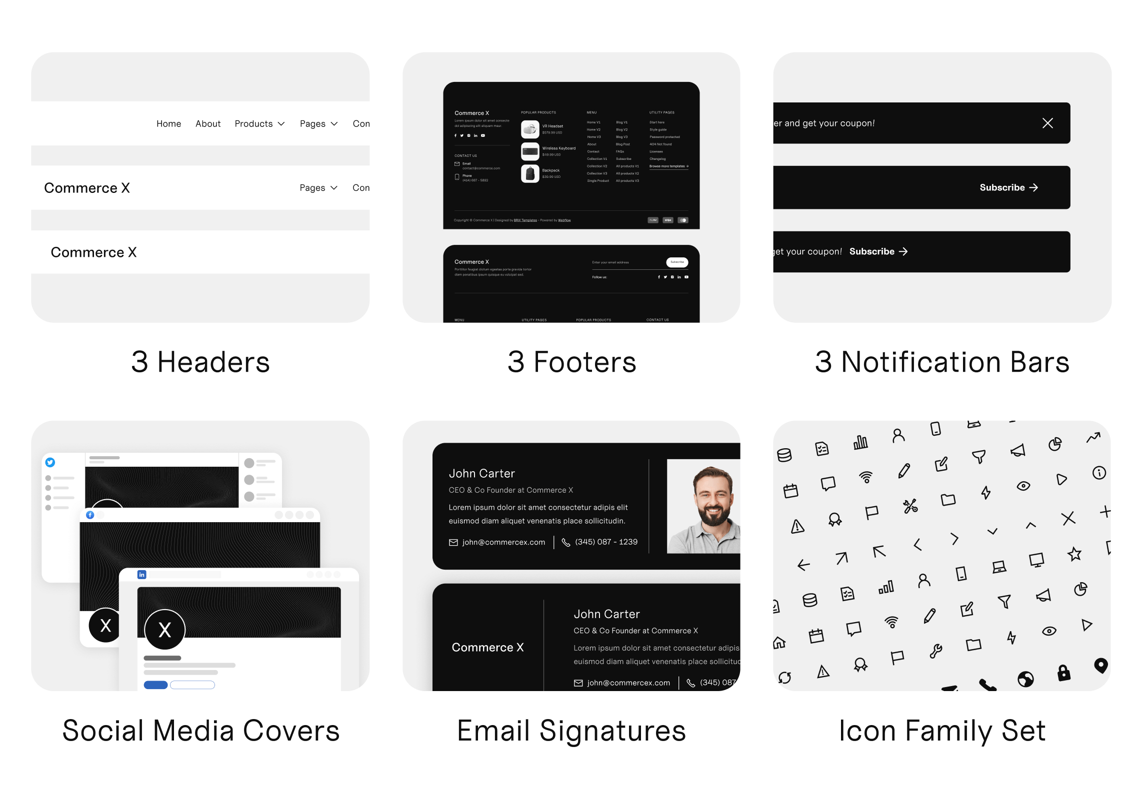 Shopper Ecommerce Webflow Template Benefits