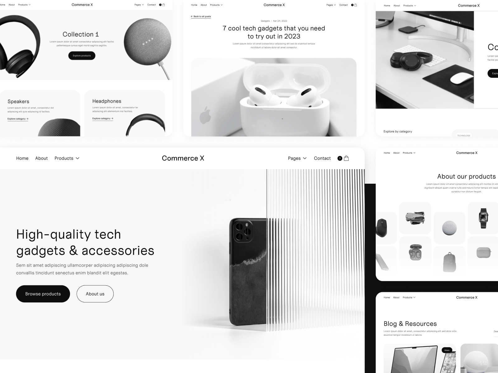 Plantilla de Tienda Online para Webflow