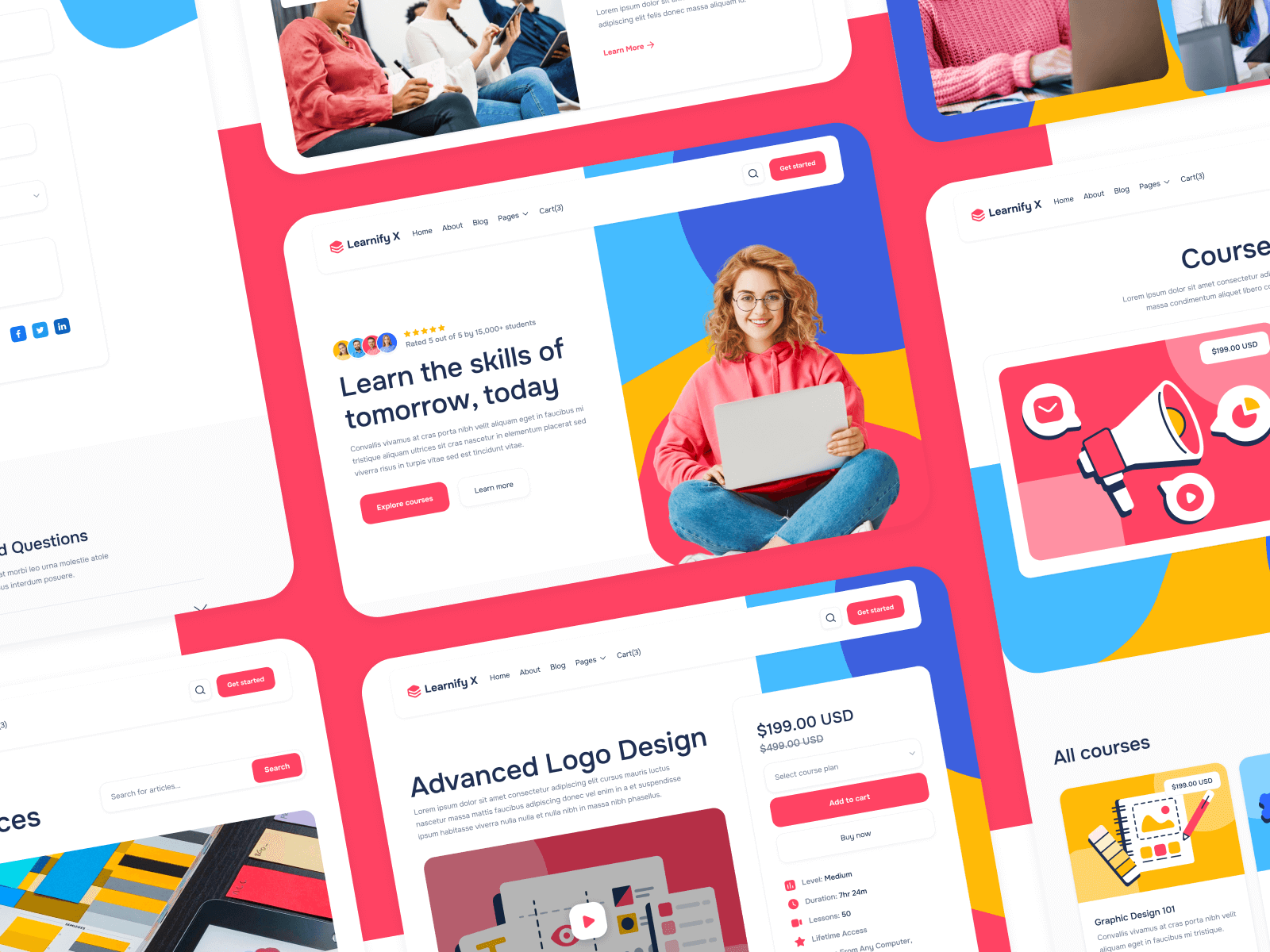 Plantilla para Webflow de Educación en Línea