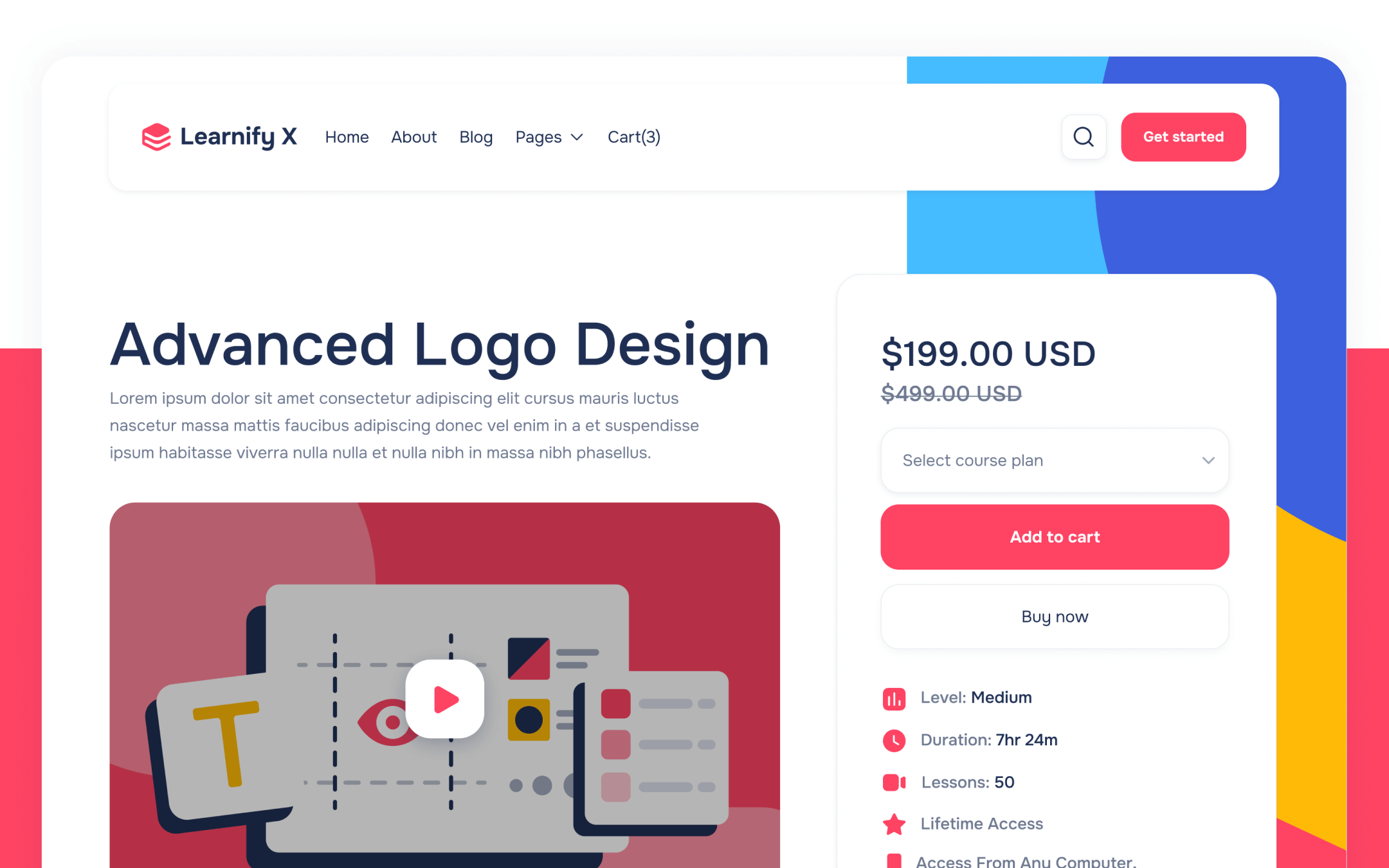 Learnify X Template para Webflow