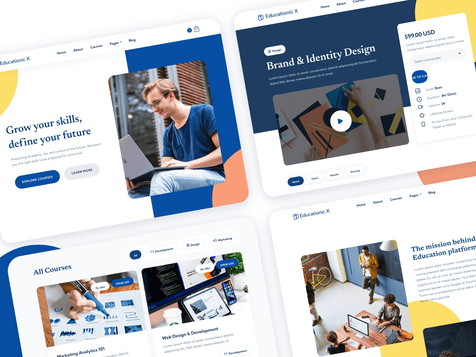 Plantilla de Escuela para Webflow