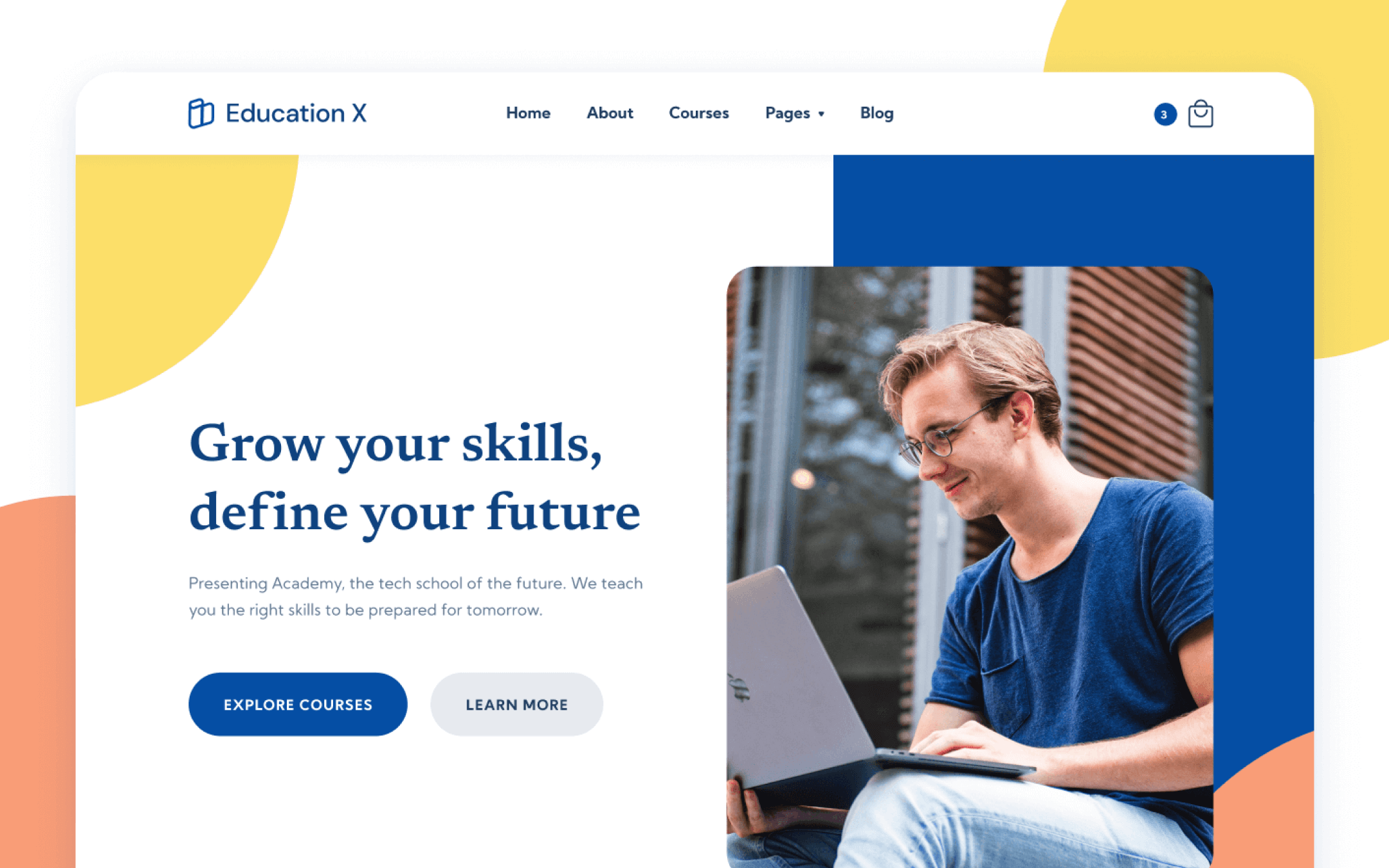 Plantilla de Educación para Webflow