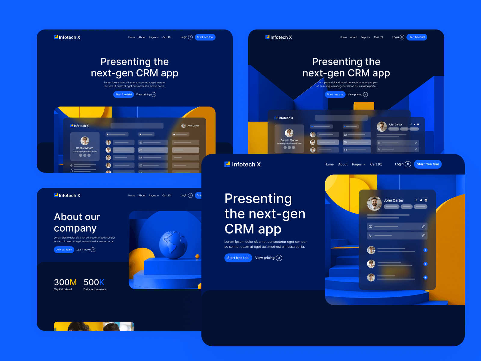 Plantilla para Webflow de Empresa B2B SaaS