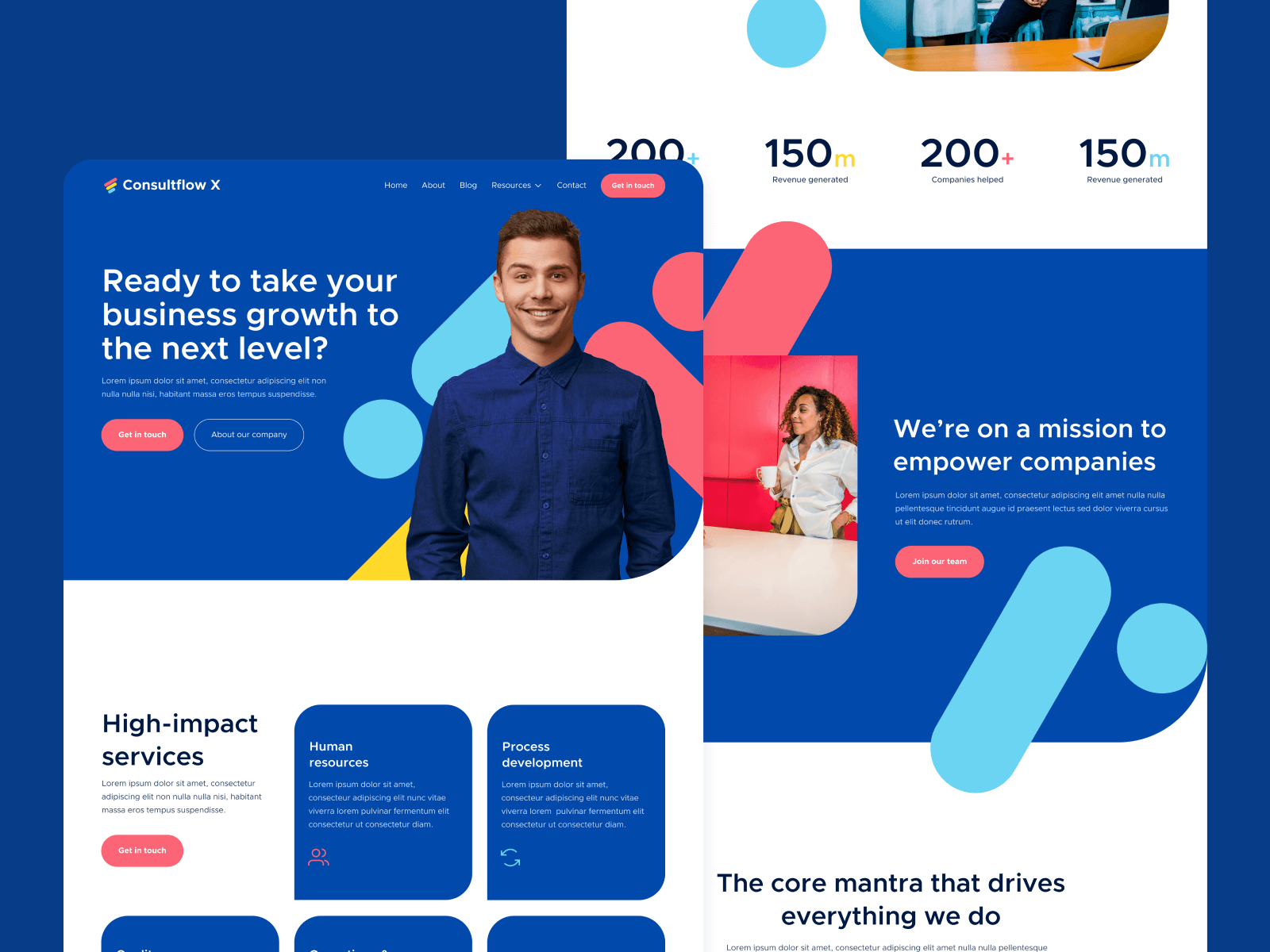 Template de Empresa Corporativa para Webflow