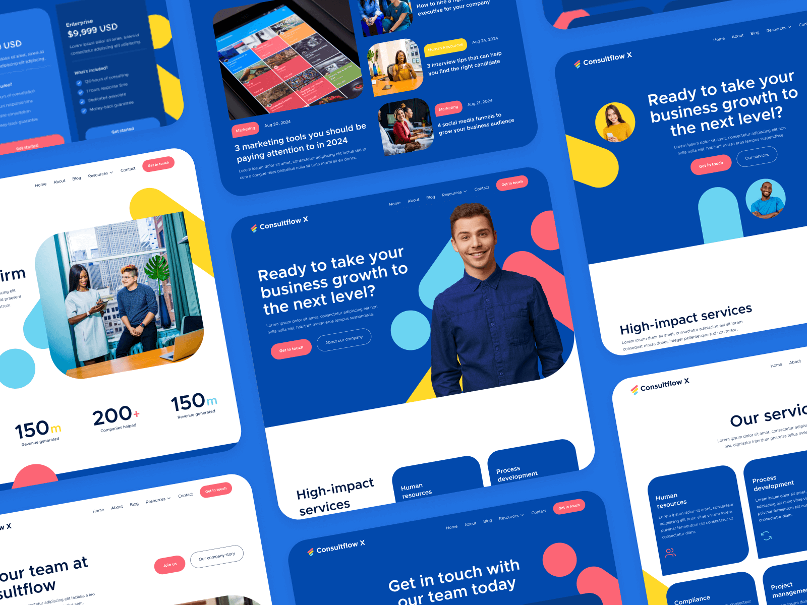 Plantilla para Webflow de Corporación