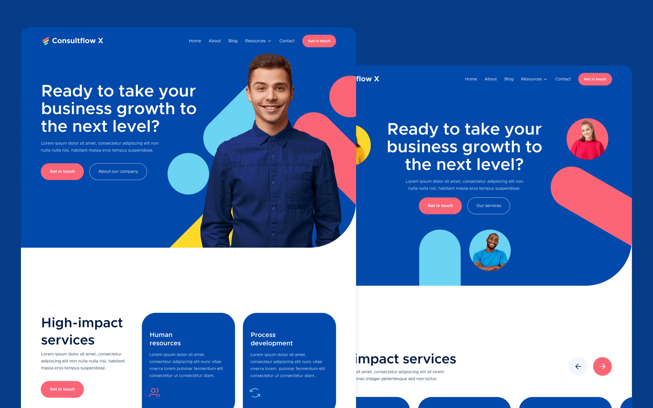 Plantilla de Corporación para Webflow