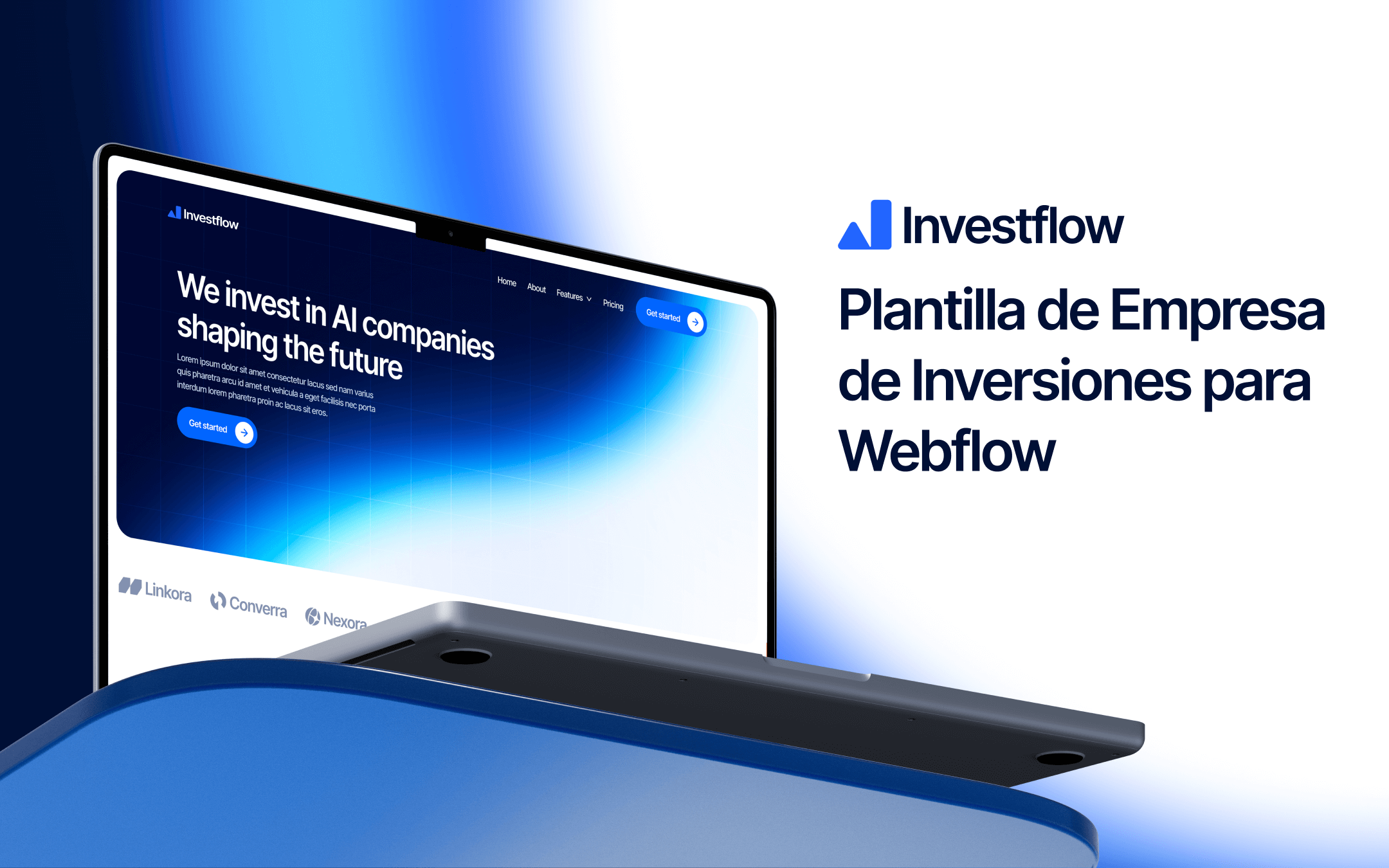 Plantilla de Empresa de Inversiones para Webflow