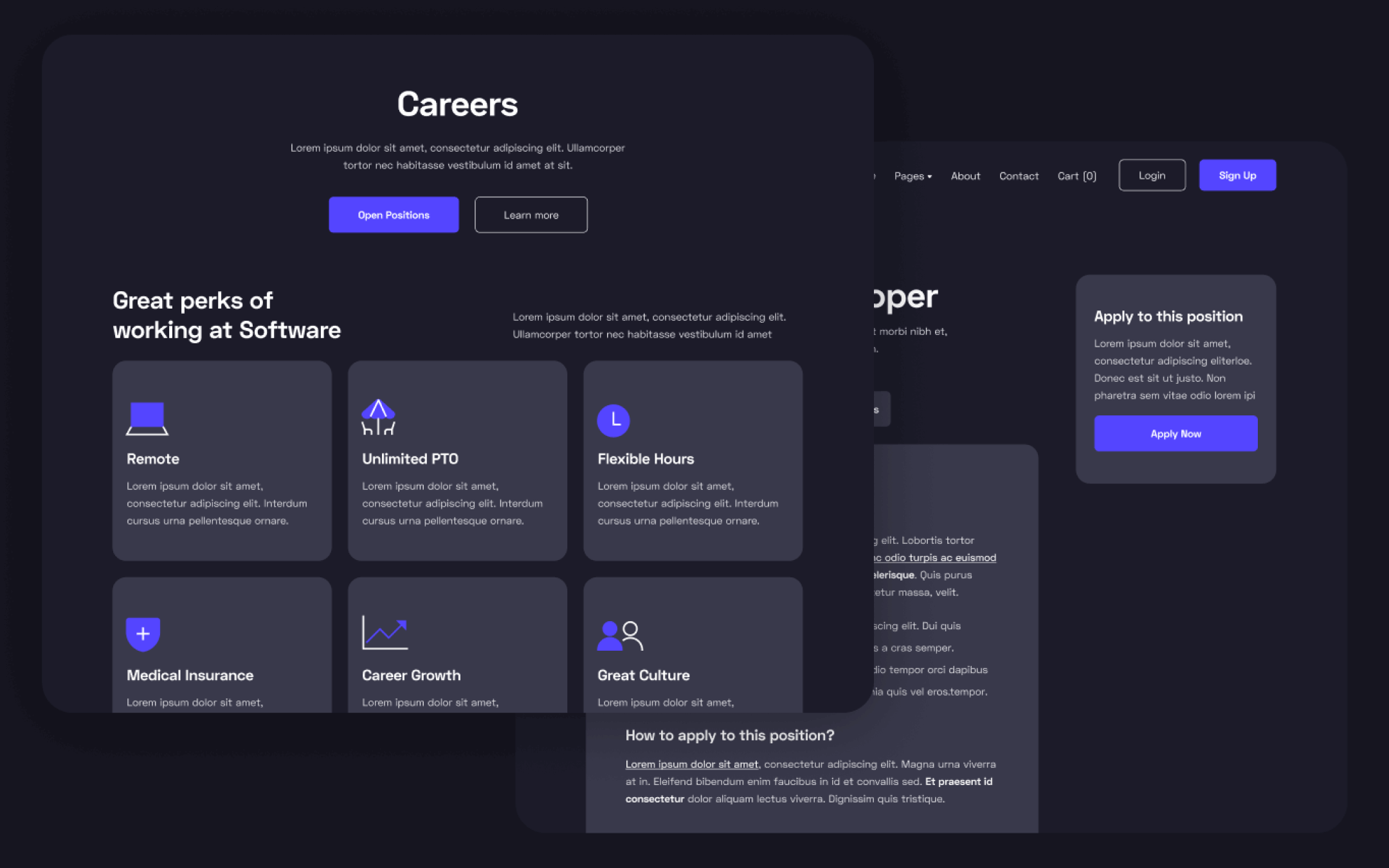 Software Template para Webflow