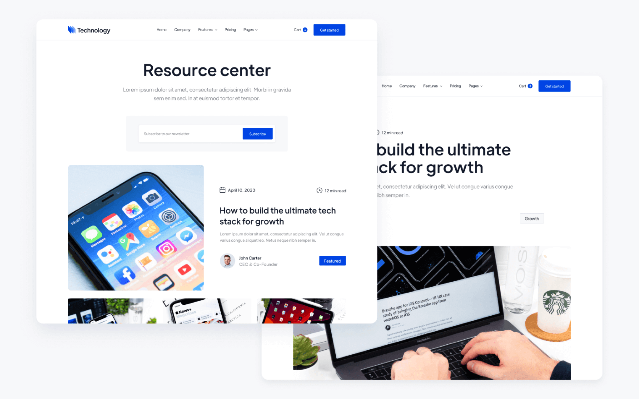 Technologyc Template para Webflow
