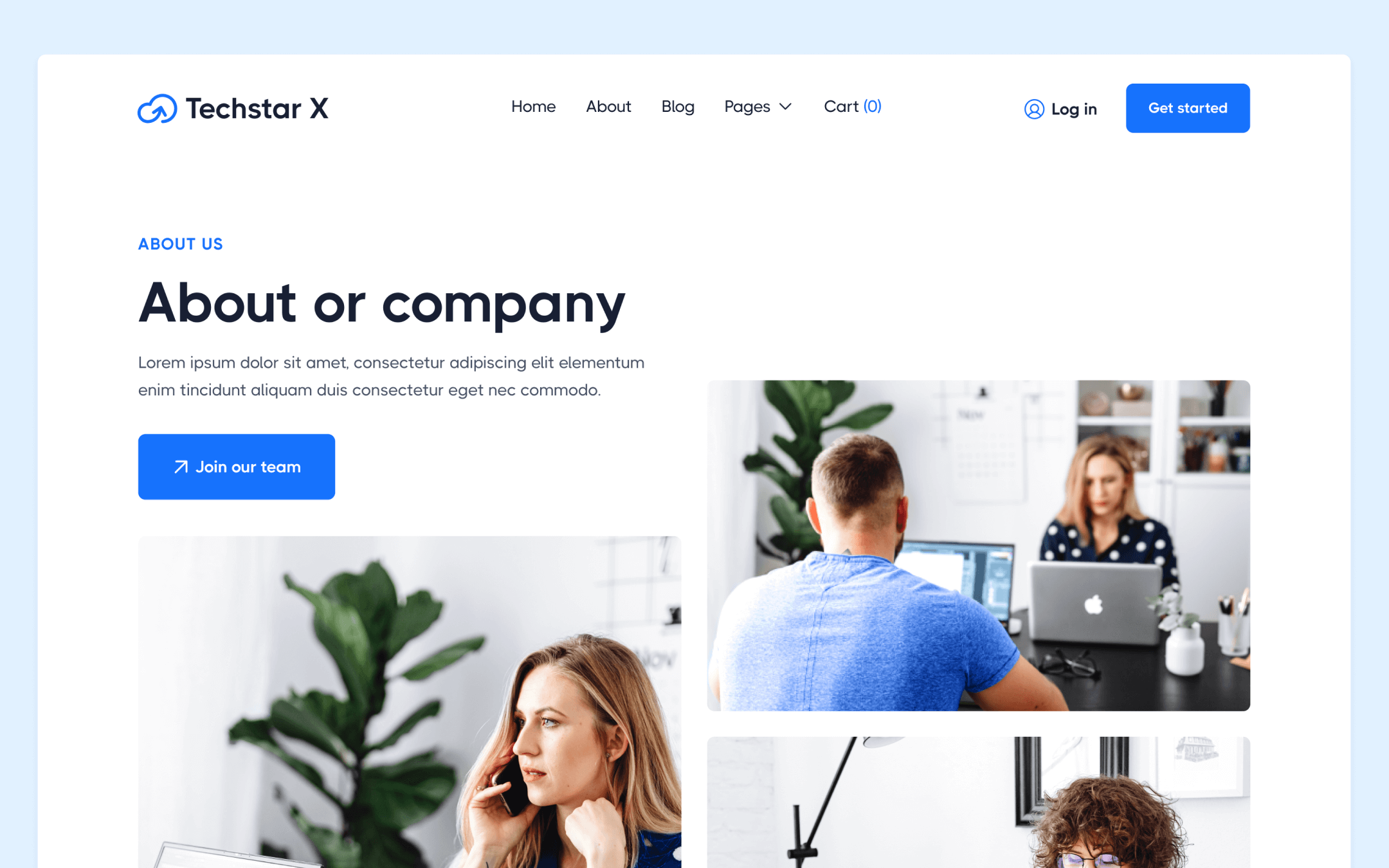 Techstar X Template para Webflow